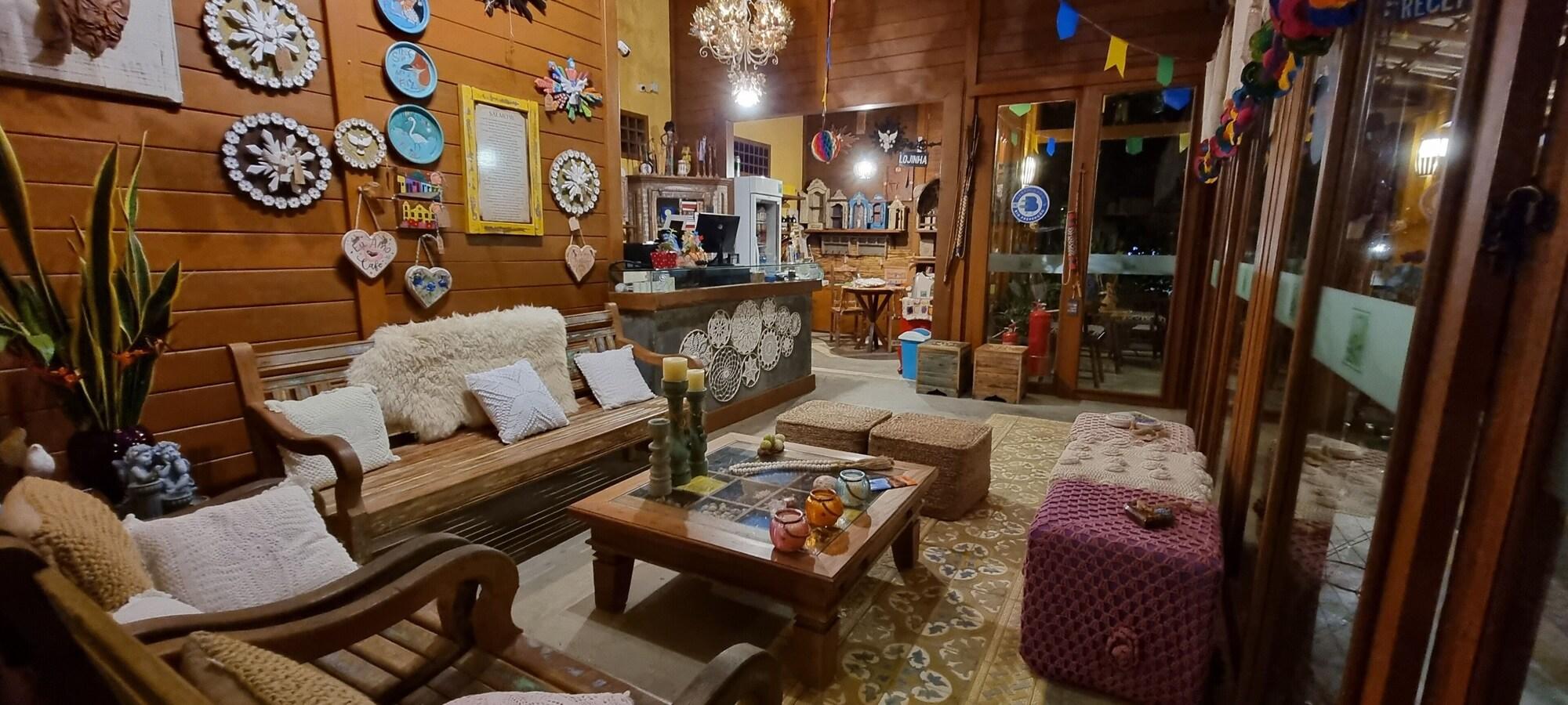 Vista Lobby Pousada Rancho da Serra