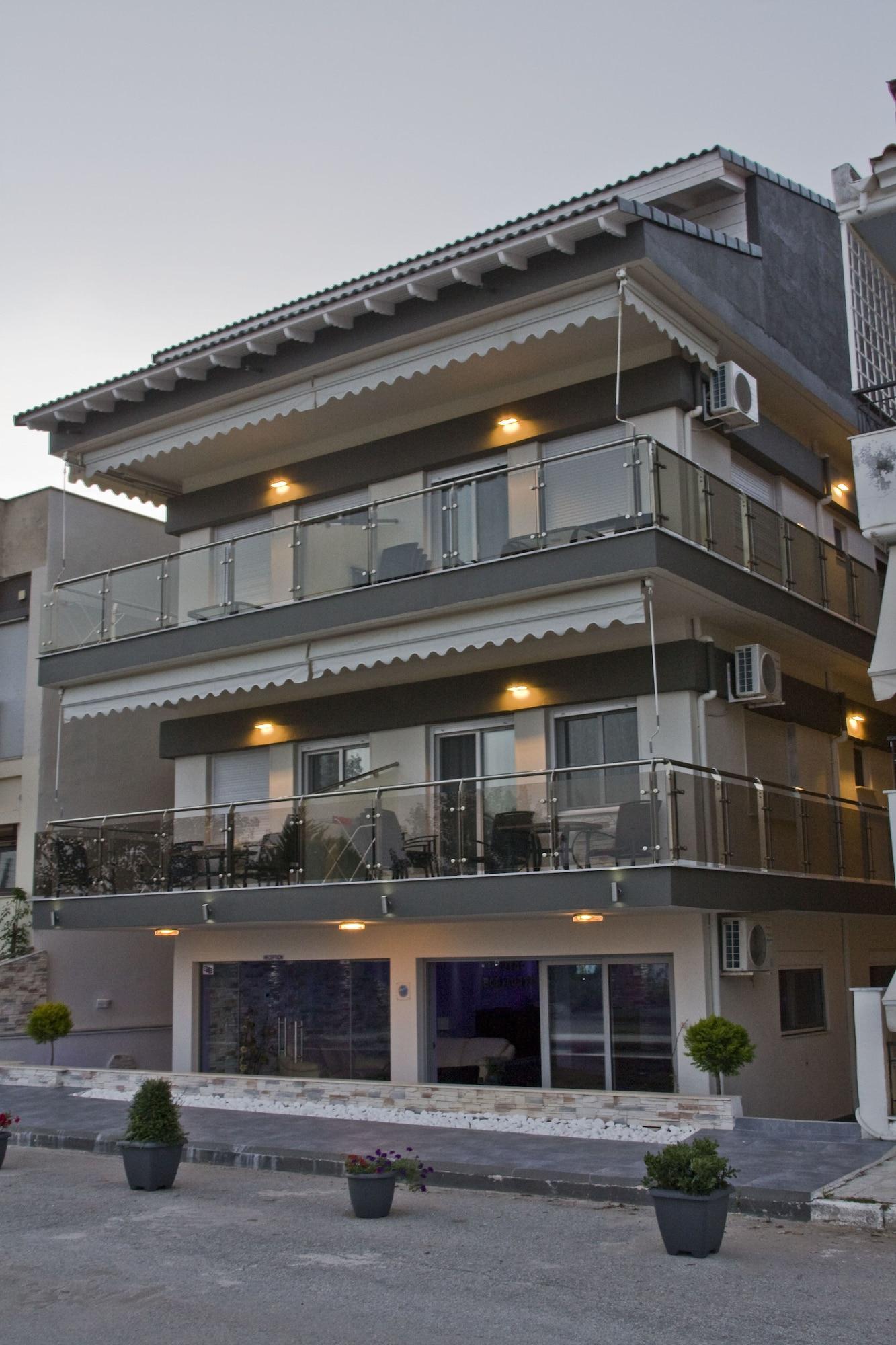 Vista Exterior Hotel Horizontas