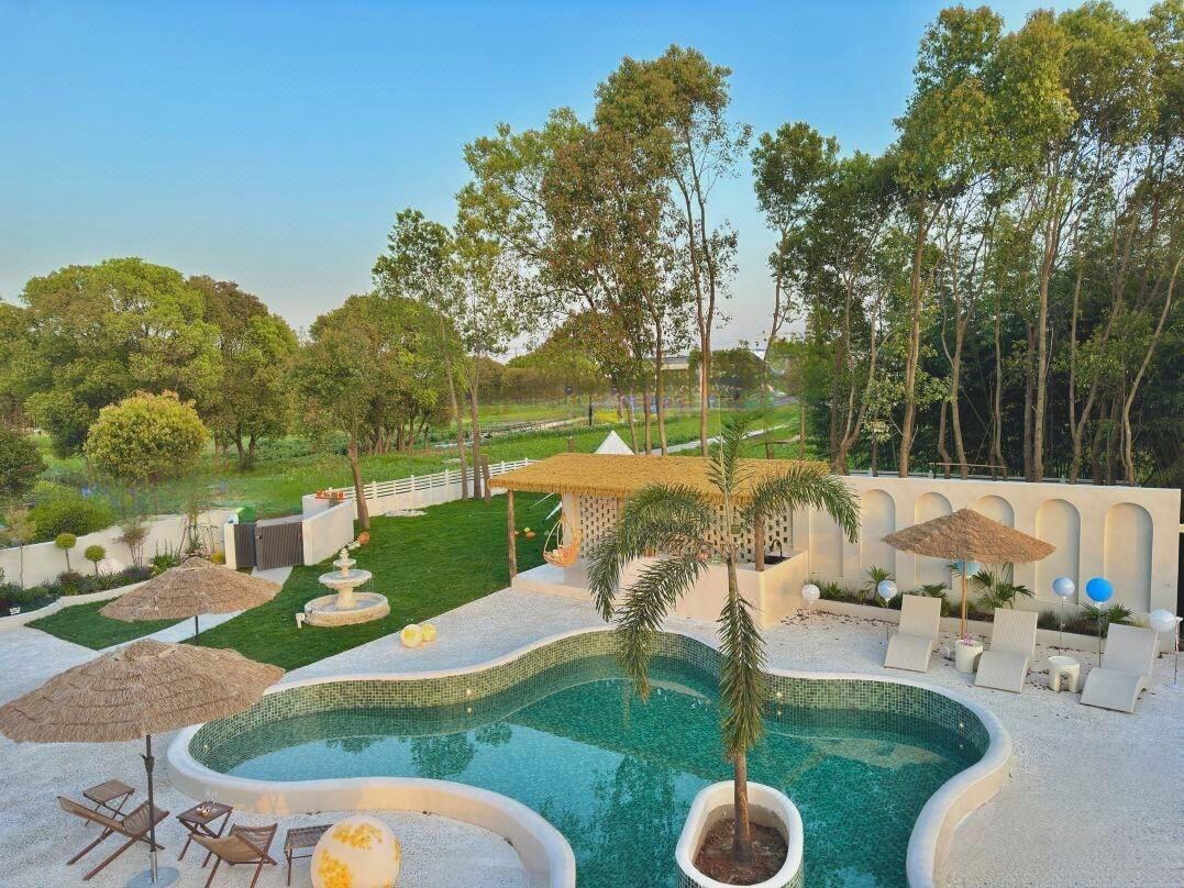 Vista Piscina QIMeow Garden Hotel