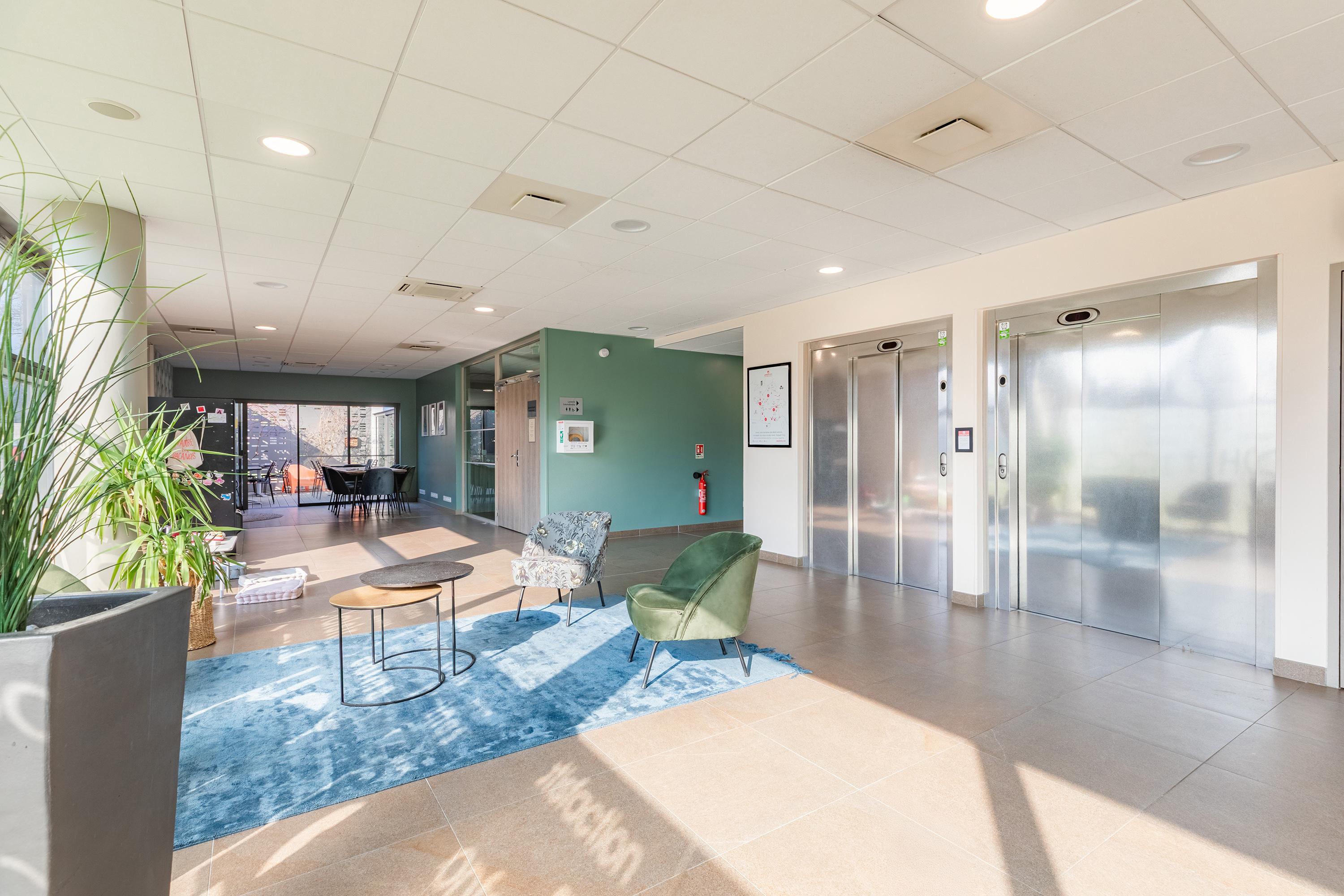 Vista Lobby Appart'City Confort Rennes – Cesson Sévigné