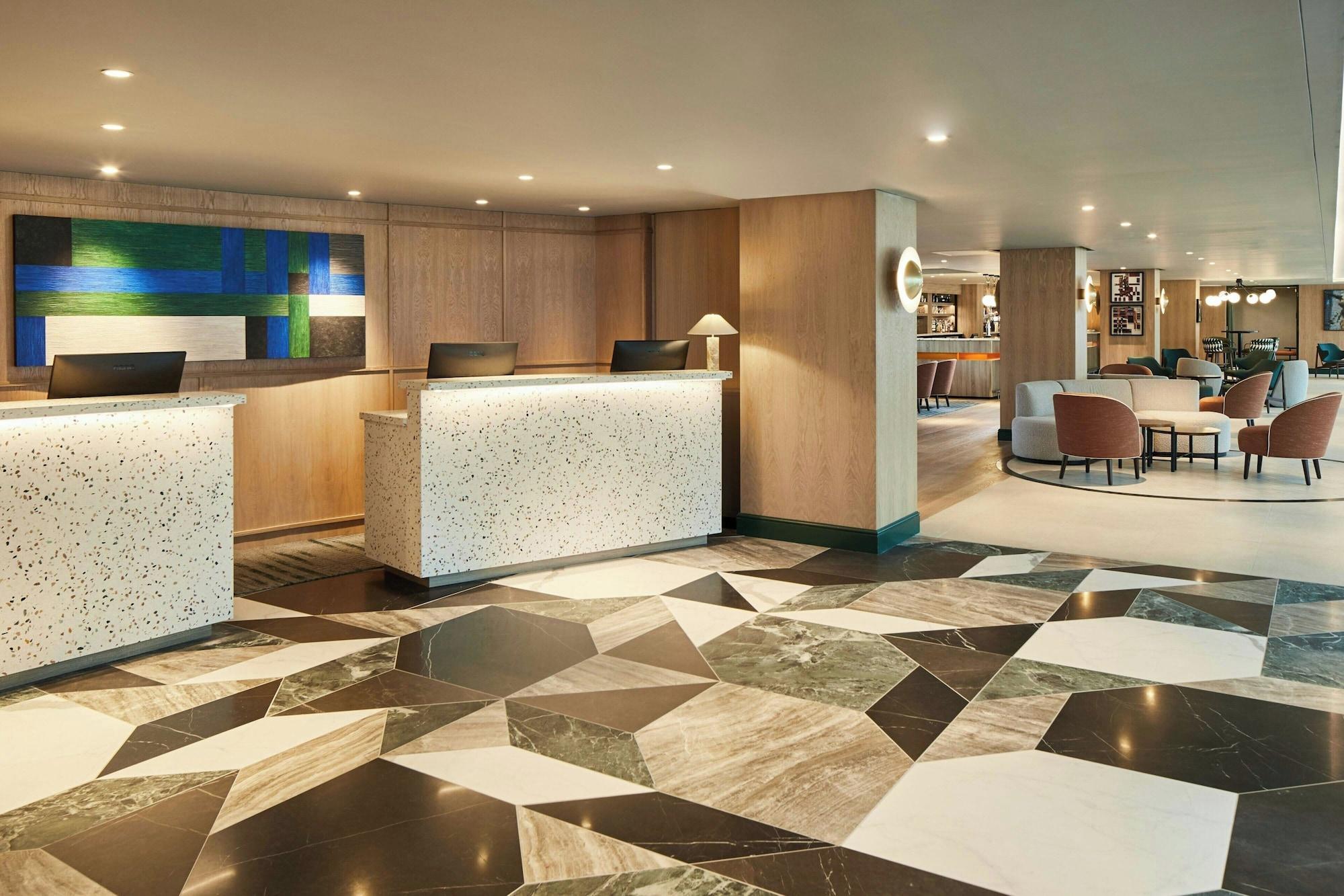 Vista Lobby Manchester Marriott Hotel Piccadilly
