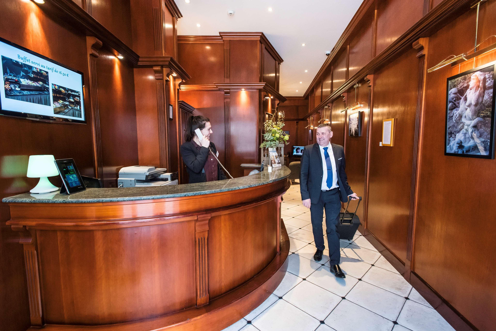Vista Lobby Best Western Hotel d'Arc
