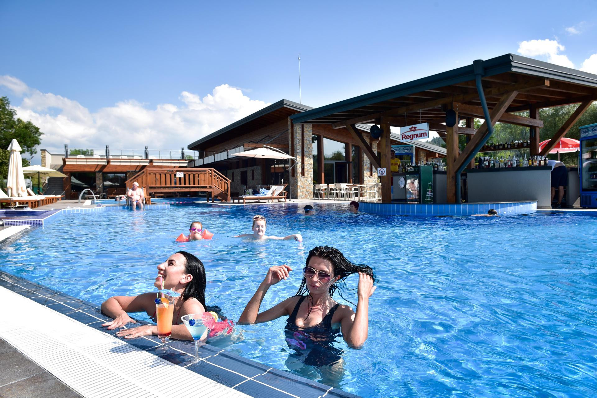 Vista Piscina Regnum Bansko Ski Hotel & SPA