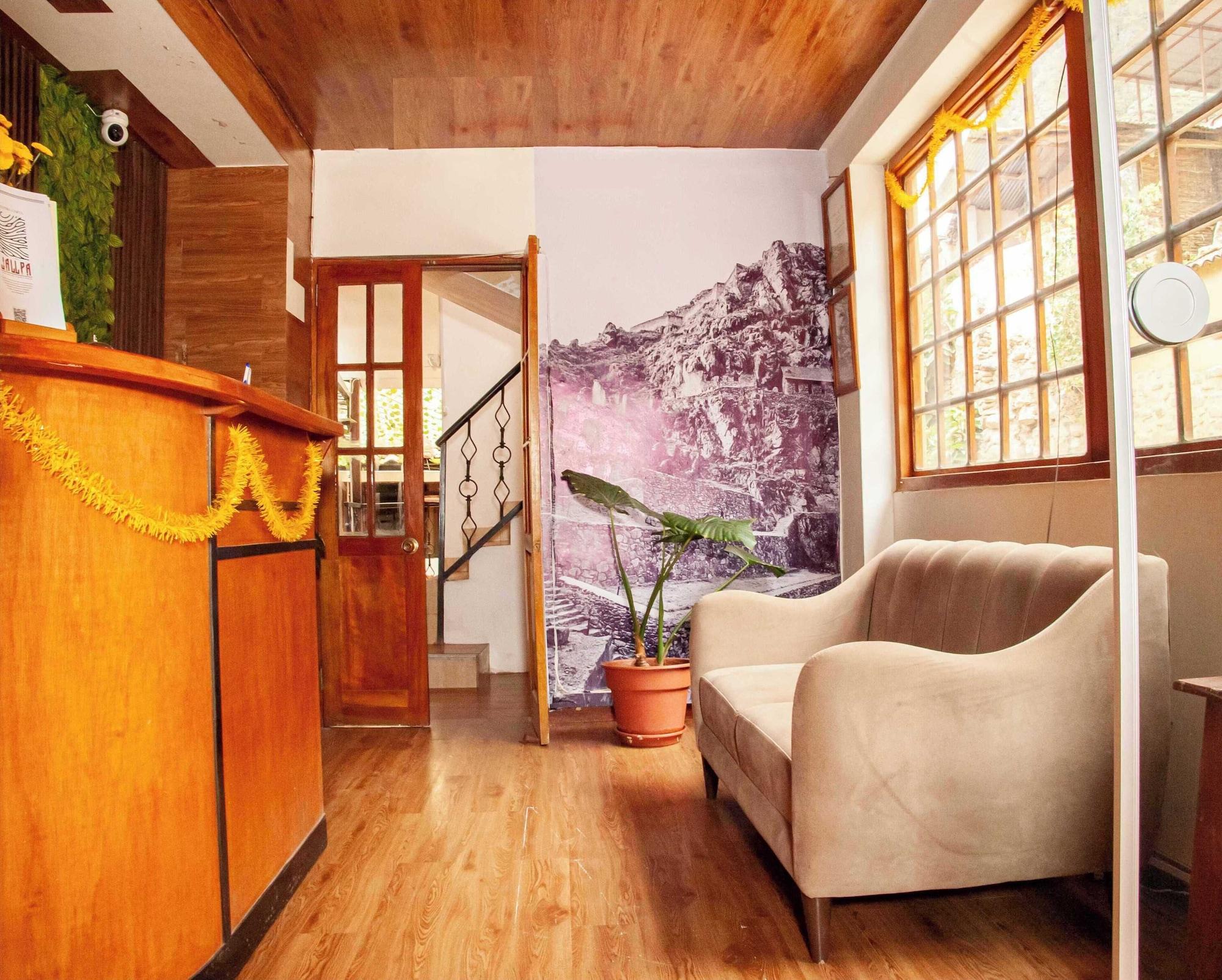 Vista Lobby Refugio Andino