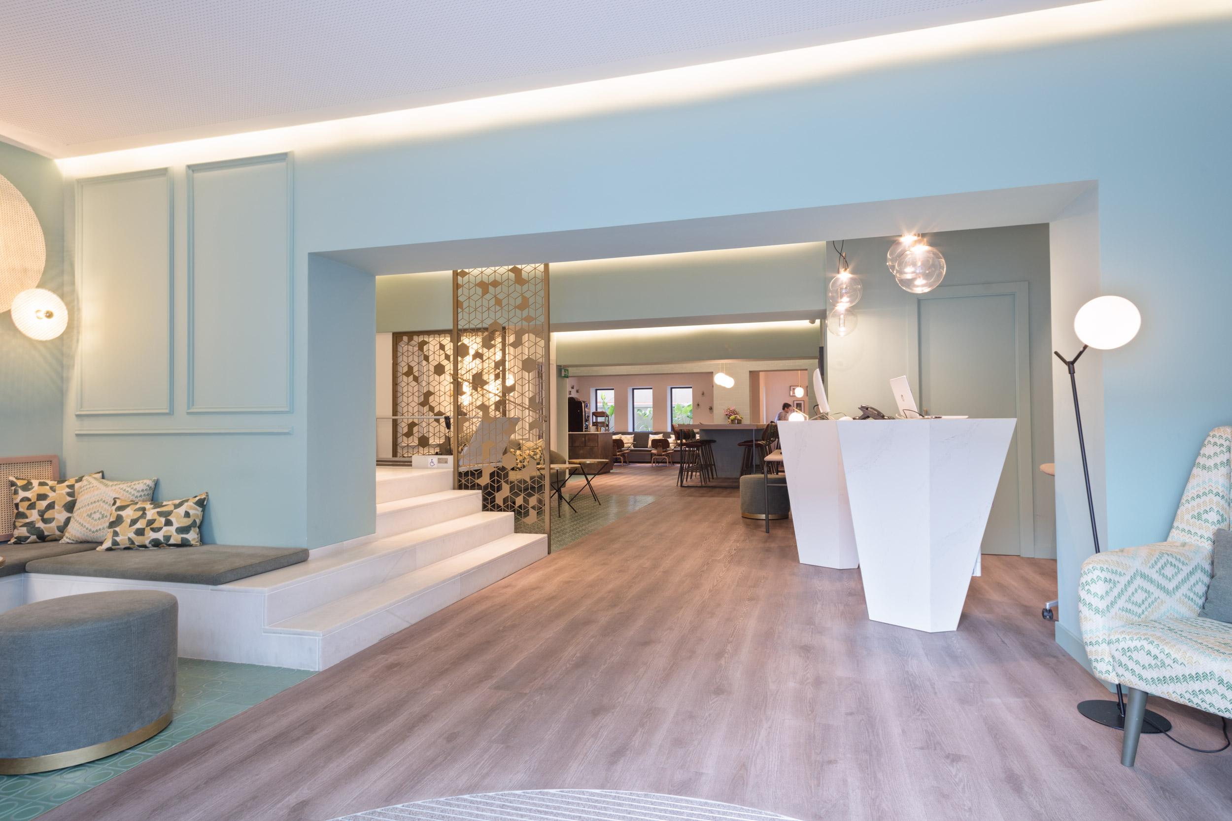 Vista Lobby Hotel Via Augusta