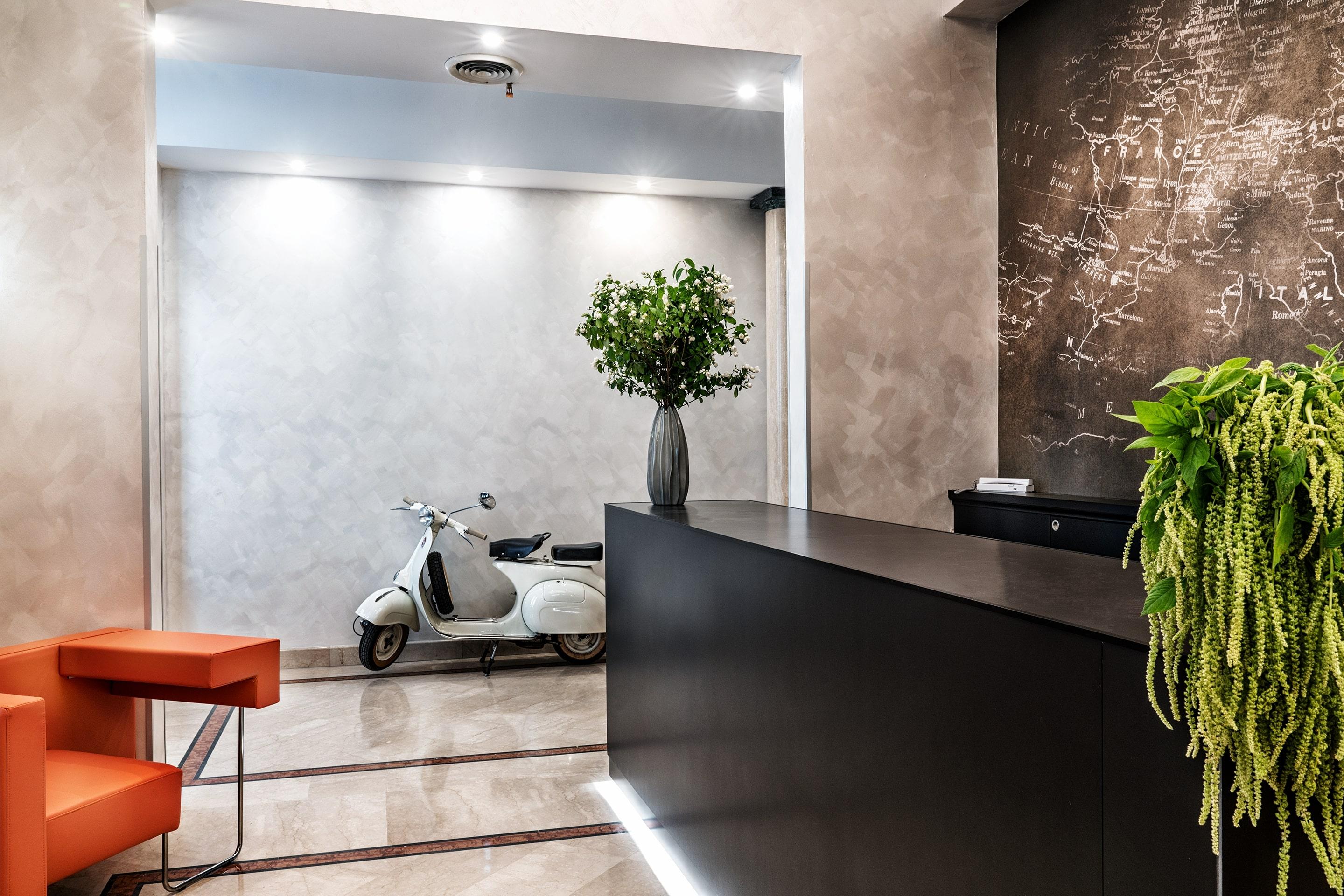 Vista Lobby Hotel Varese Roma