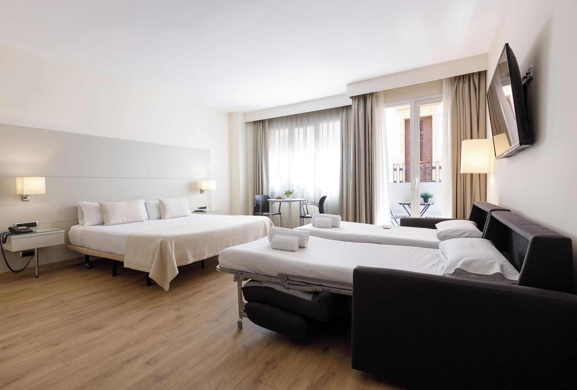 Habitación Aparthotel Mariano Cubi Barcelona