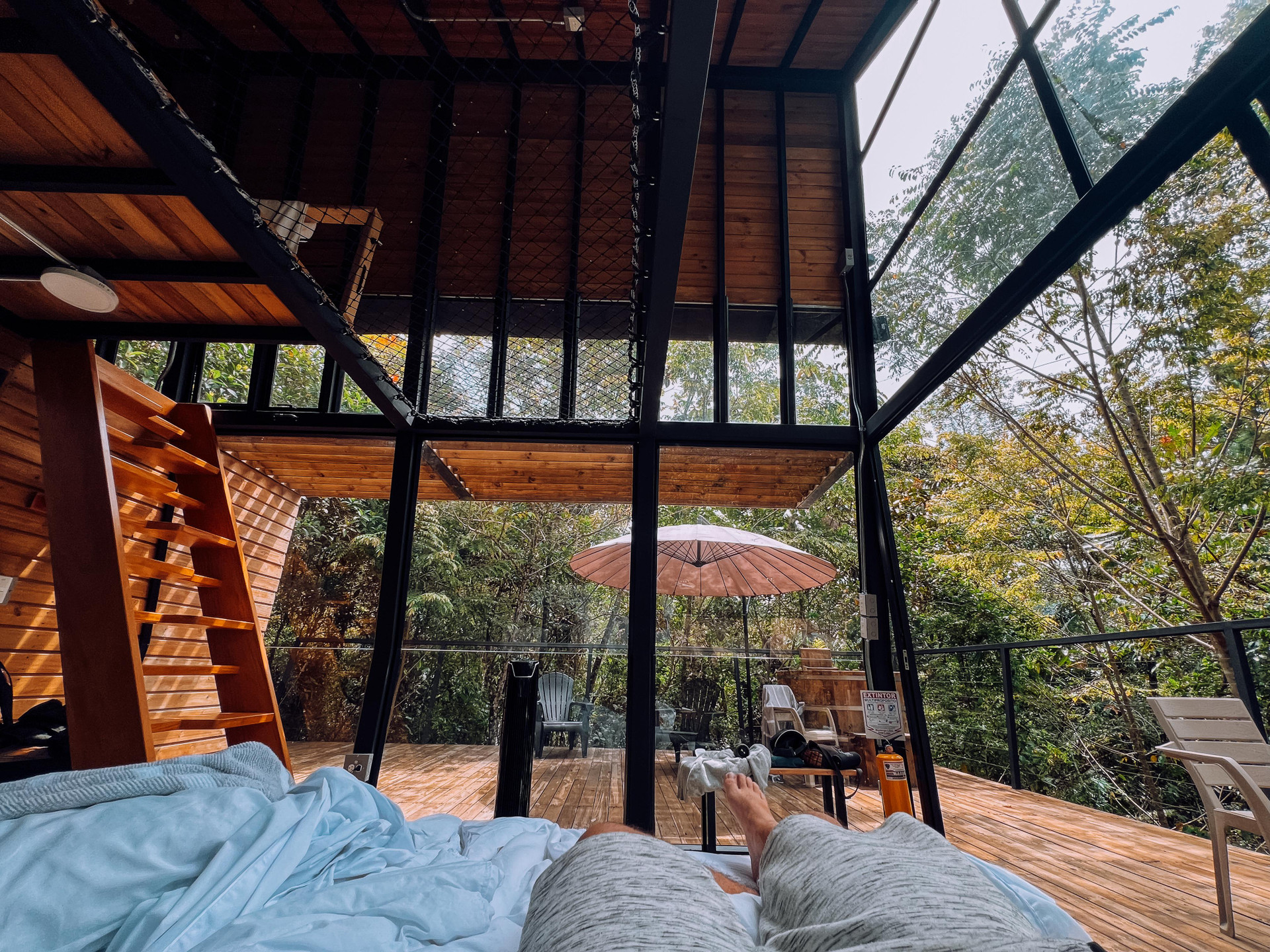 Set de Habitación Silvery Bungalows en el Bosque