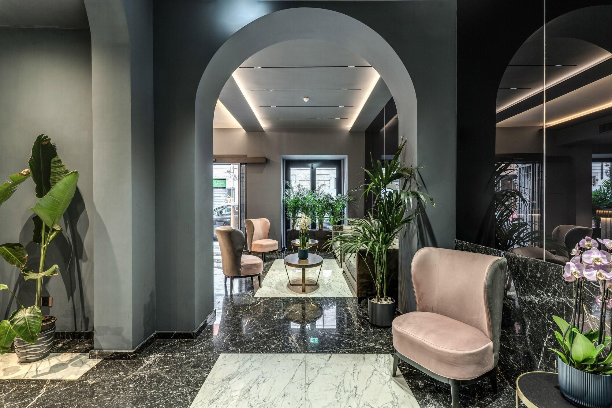 Vista Lobby CC Palace Hotel Roma