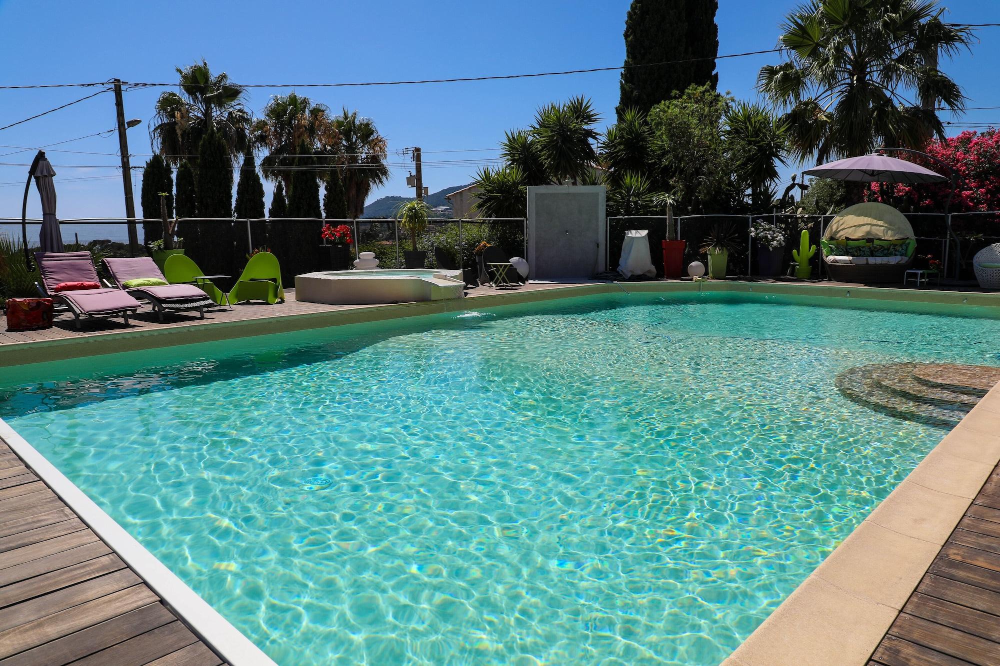 Vista Piscina Val D'azur Chambres D'hôtes de Charme