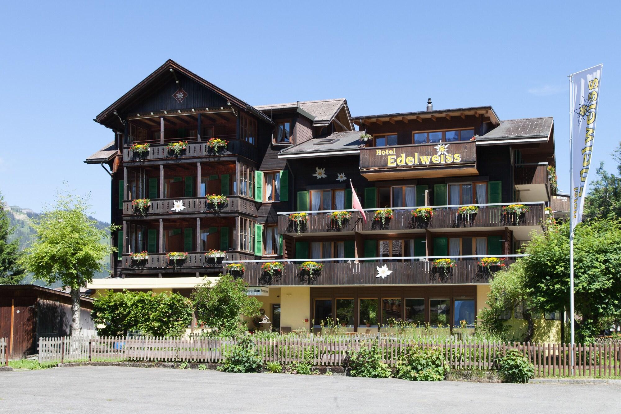 Vista Exterior Hotel Edelweiss Wengen