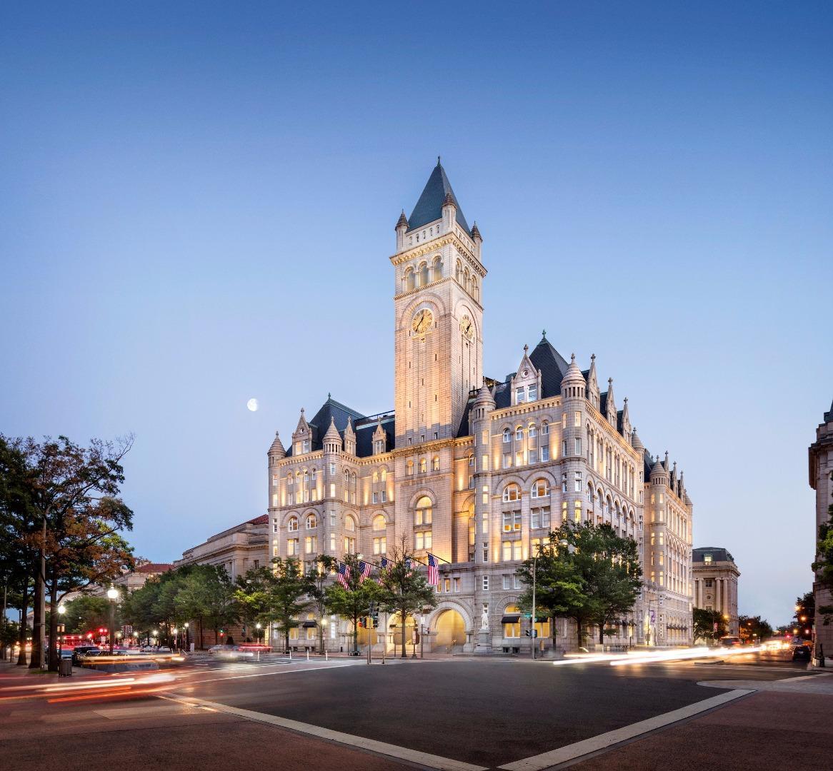 Vista da fachada Waldorf Astoria Washington DC