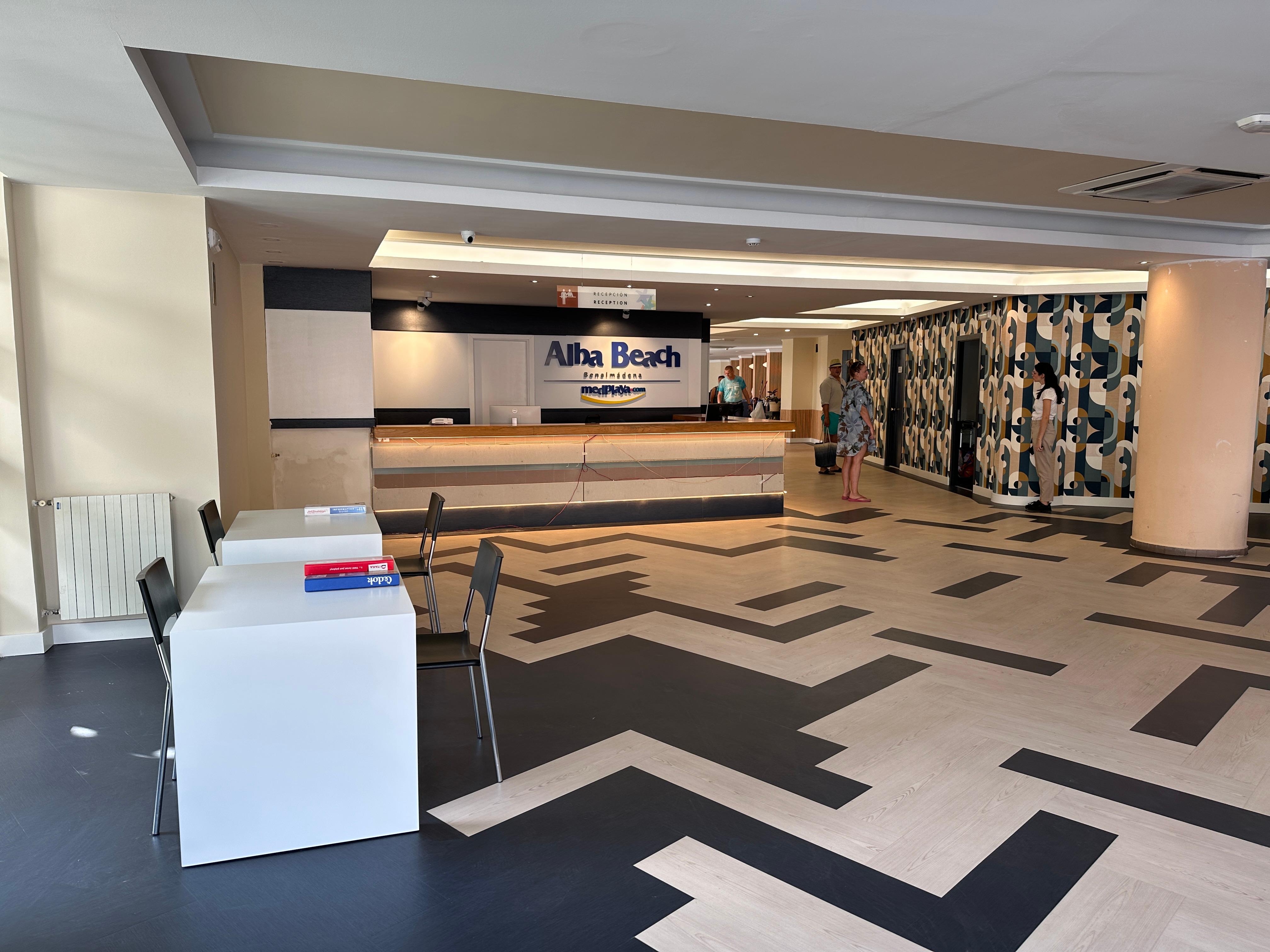 Vista Lobby MedPlaya Hotel Alba Beach