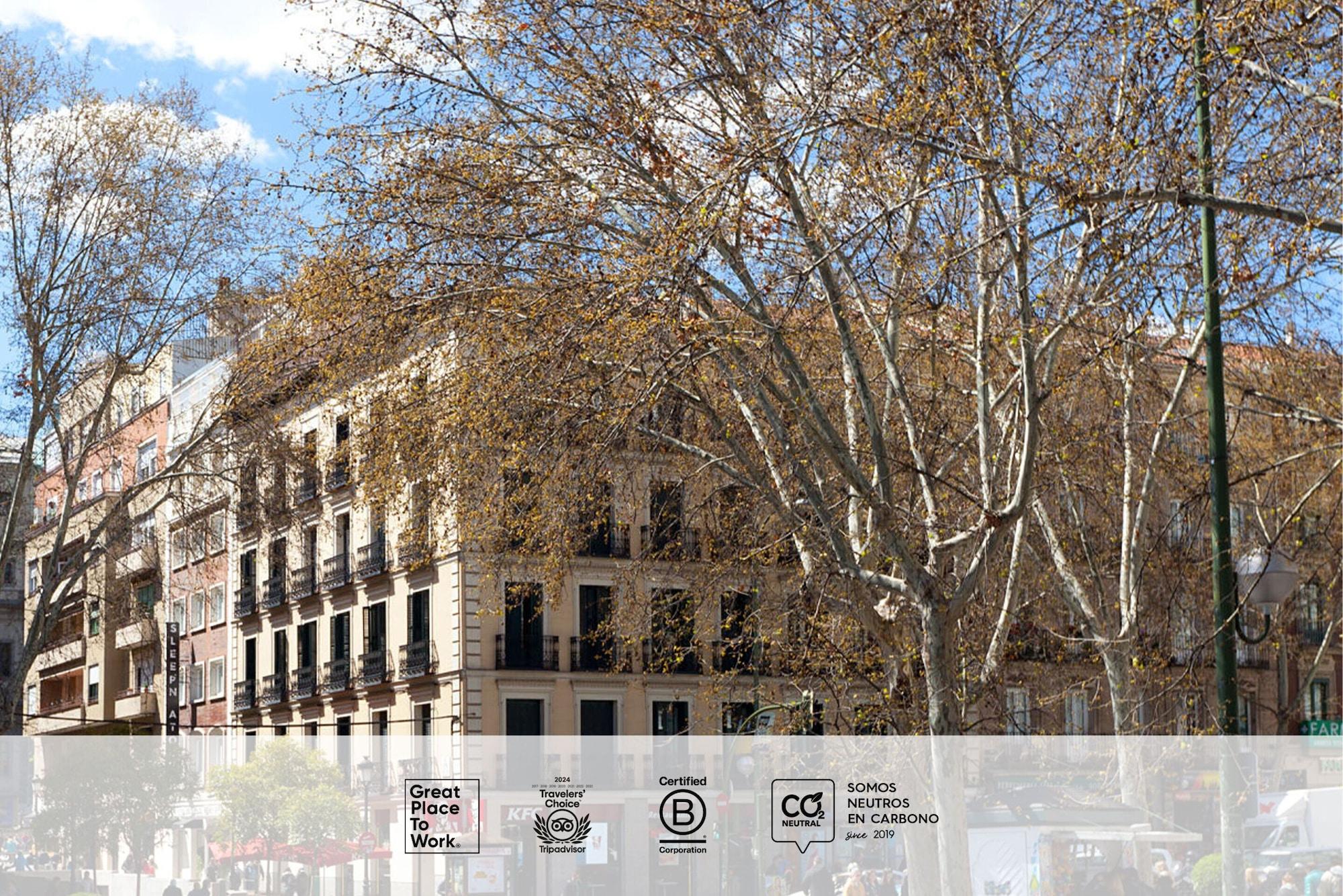 Vista Exterior SLEEP’N Atocha – B Corp Certified
