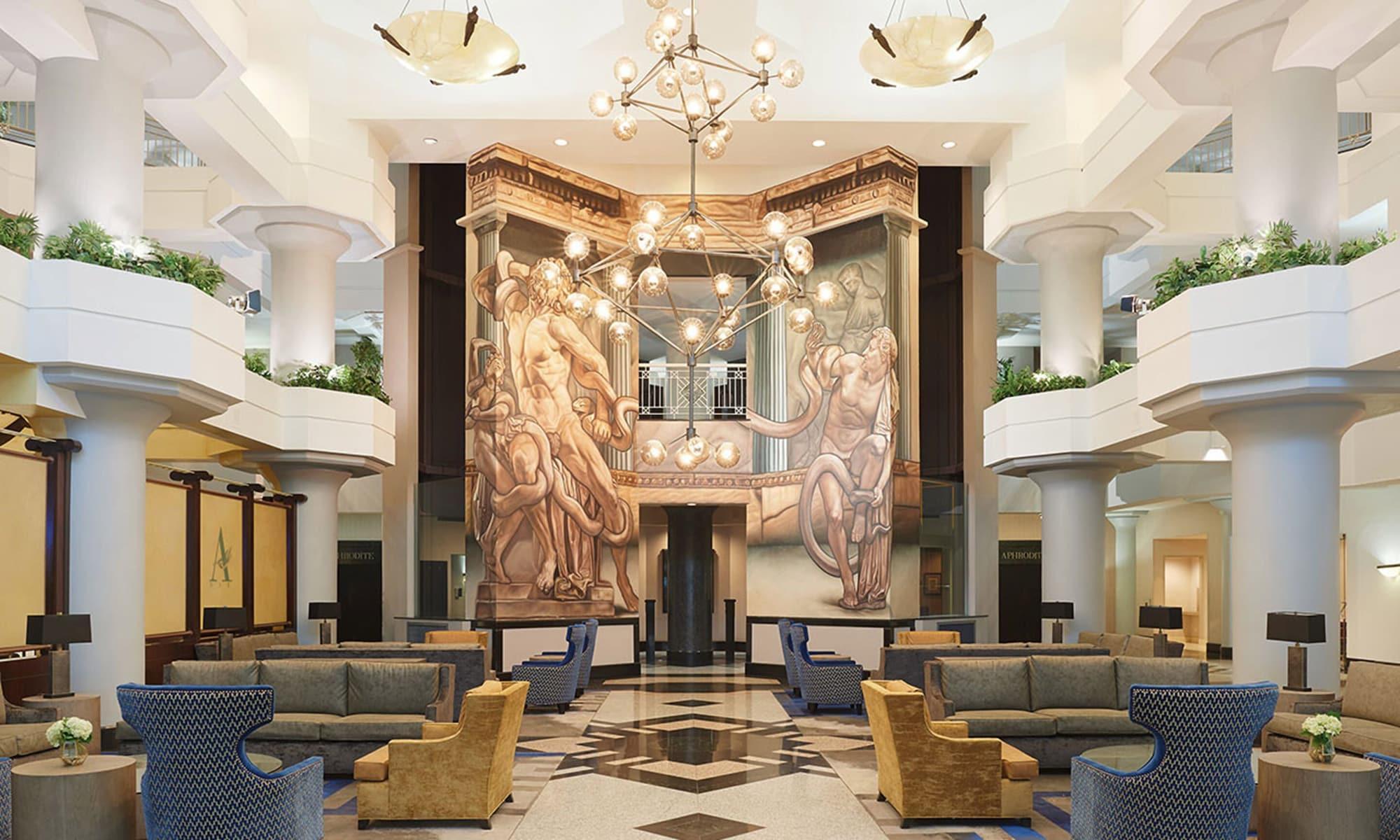 Vista Lobby Atheneum Suite Hotel