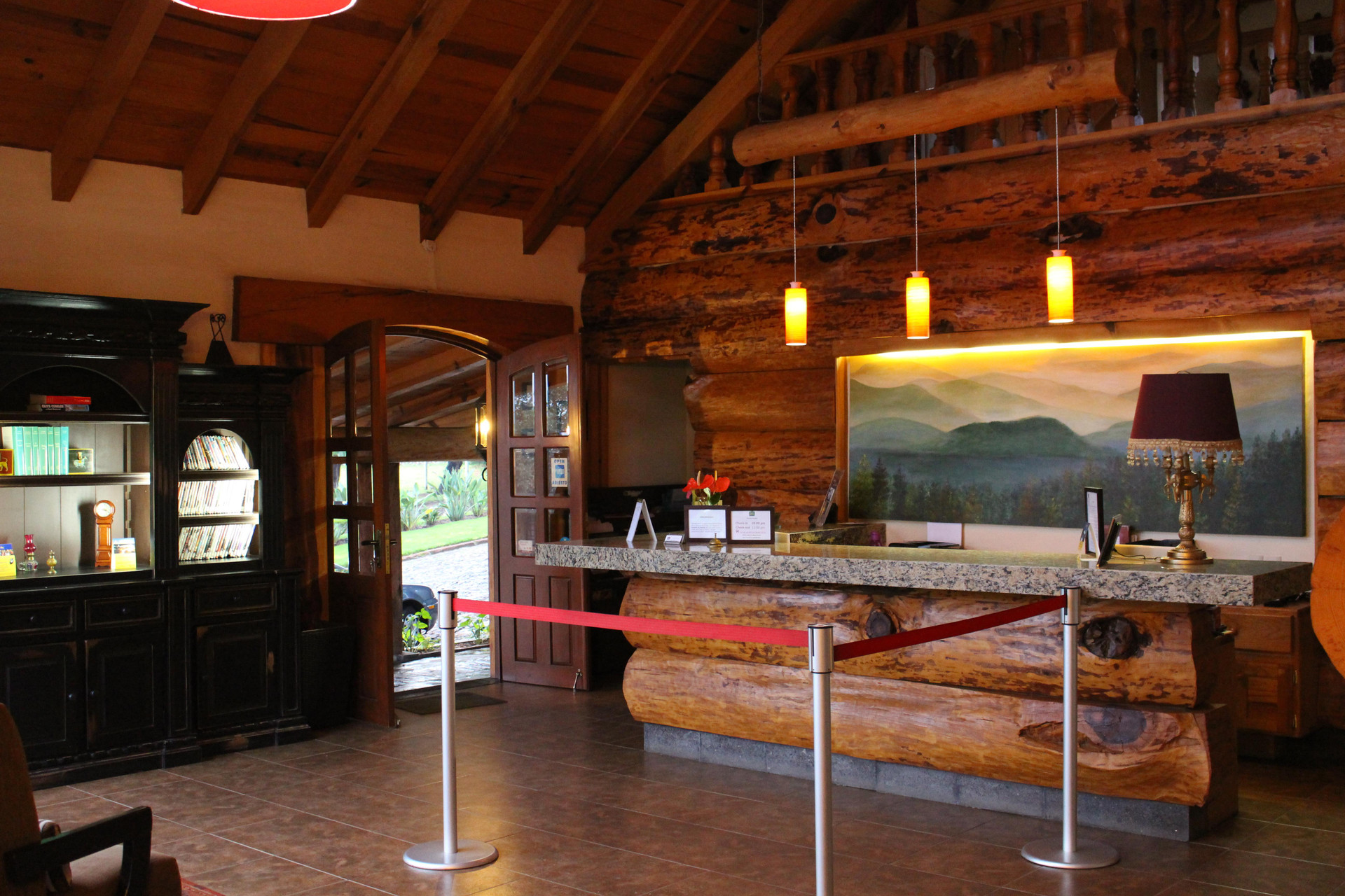 Vista Lobby Cabañas Sierra Mazamitla