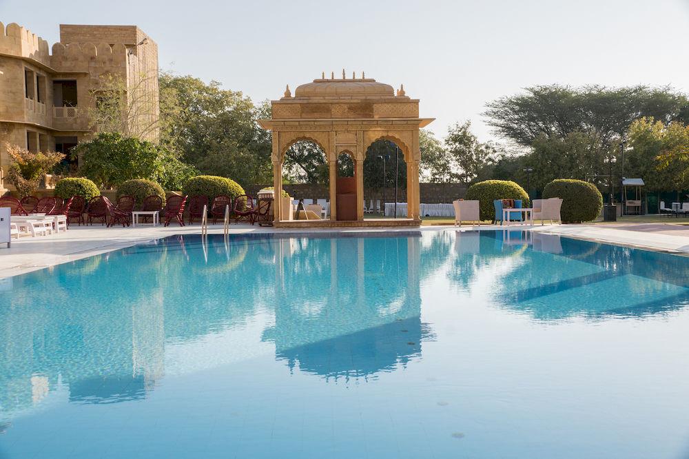 Vista Piscina Rang Mahal Jaisalmer