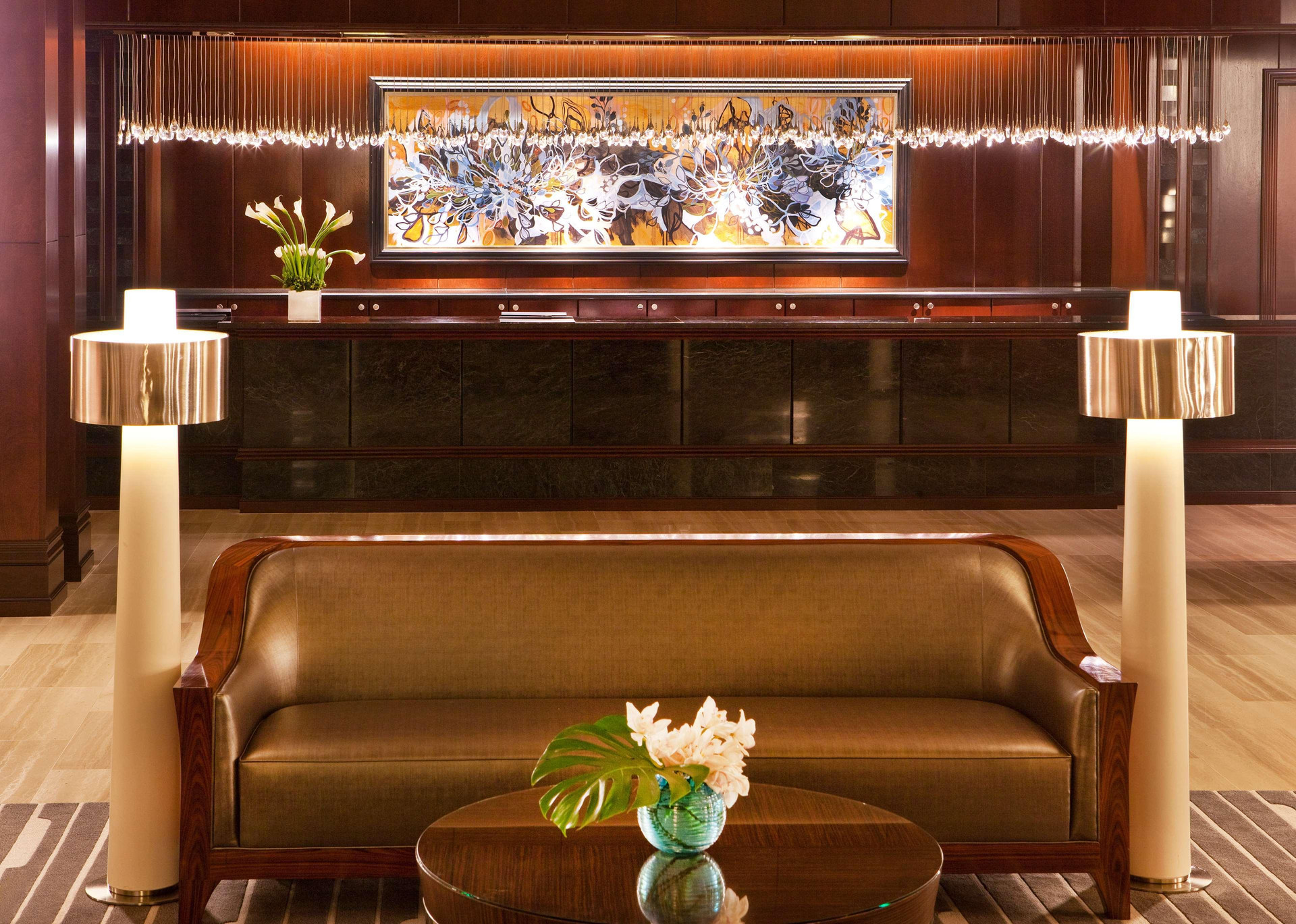 Vista Lobby Hilton Nashville Downtown