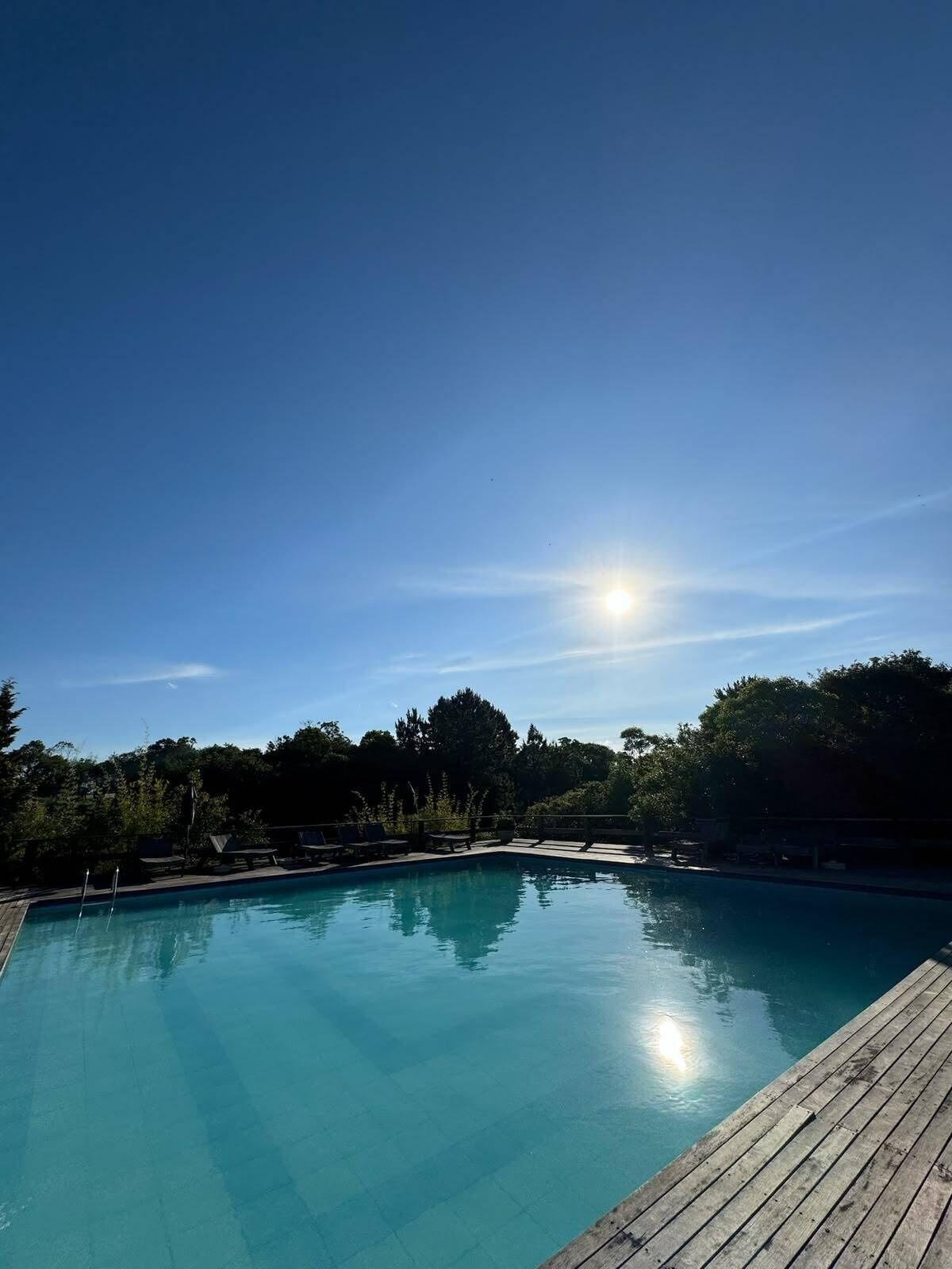 Vista Piscina Hotel Fazenda Cainã