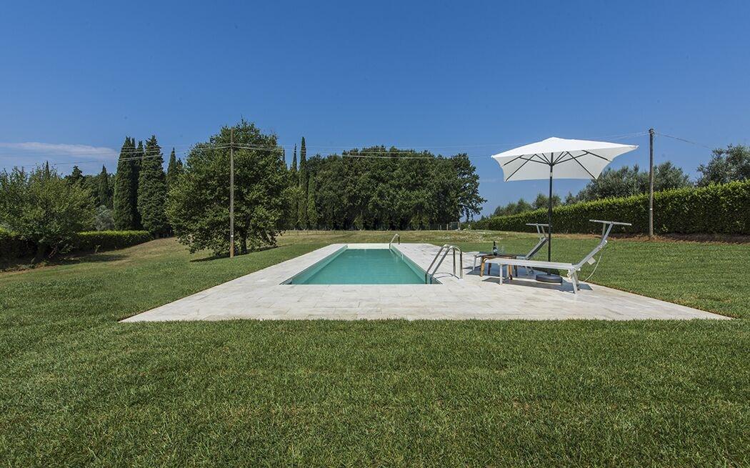 Vista Piscina Villa Piandaccoli