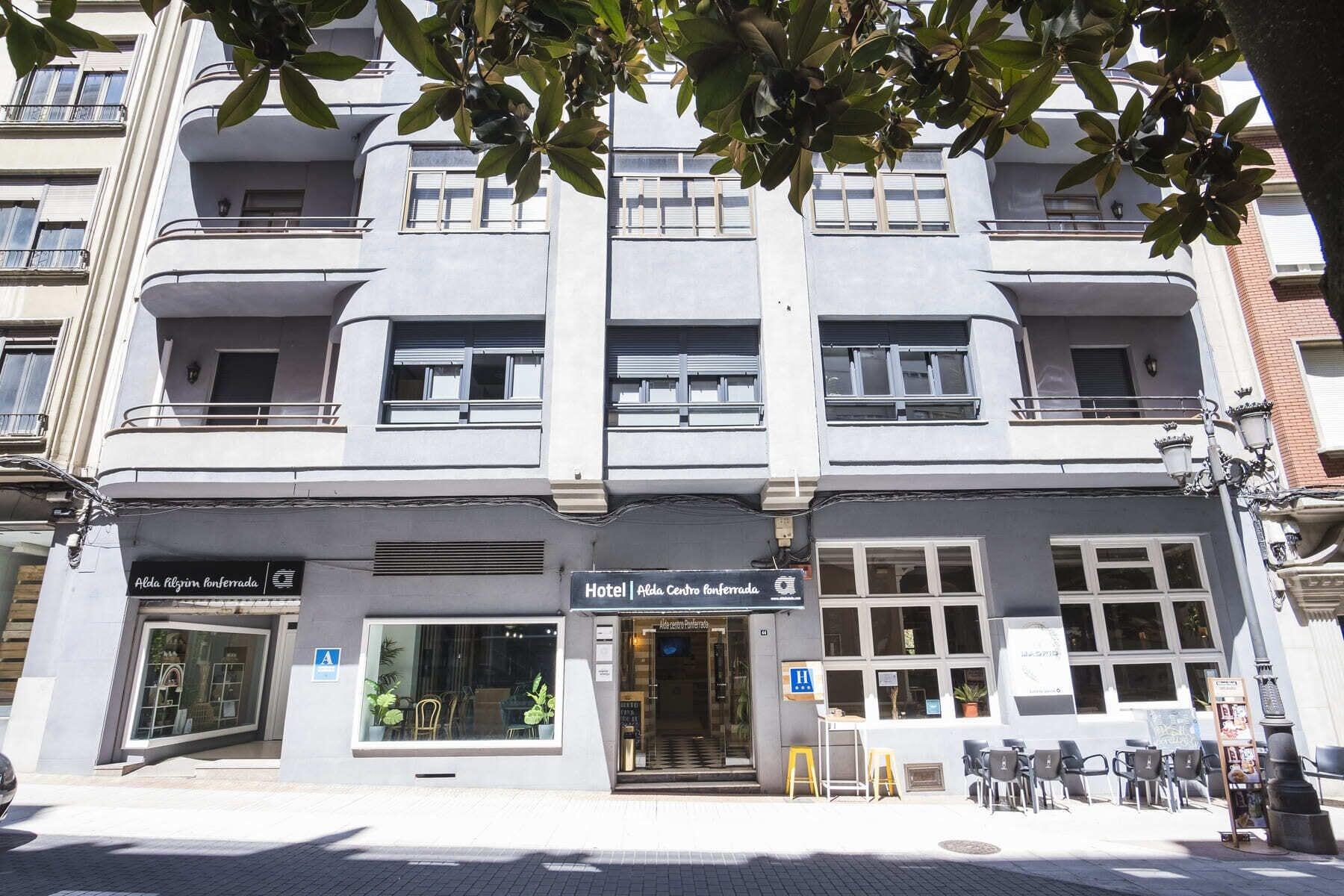 Vista Exterior Hotel Alda Centro Ponferrada