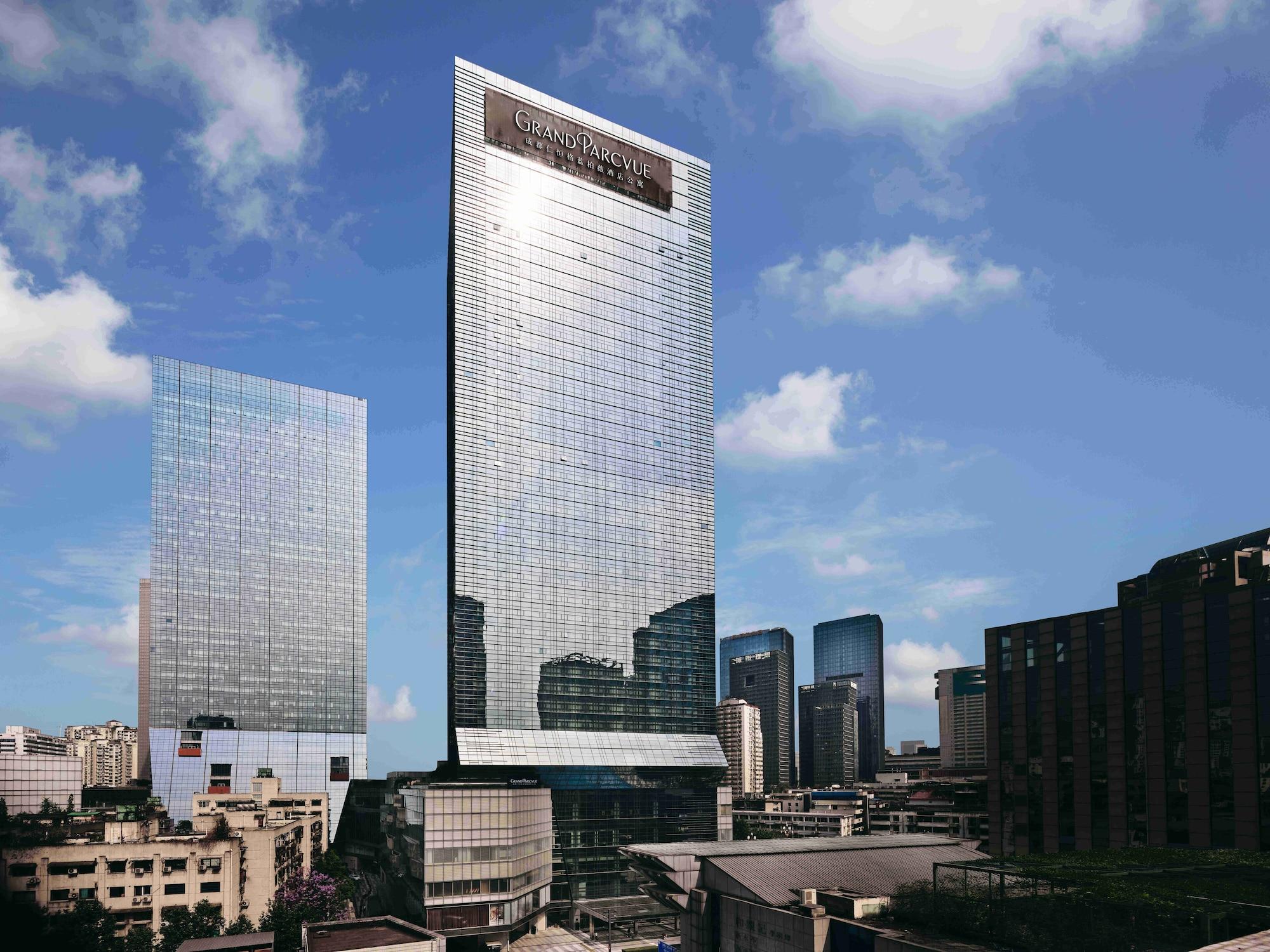 Vista Exterior Grand ParcVue Hotel Residence Chengdu