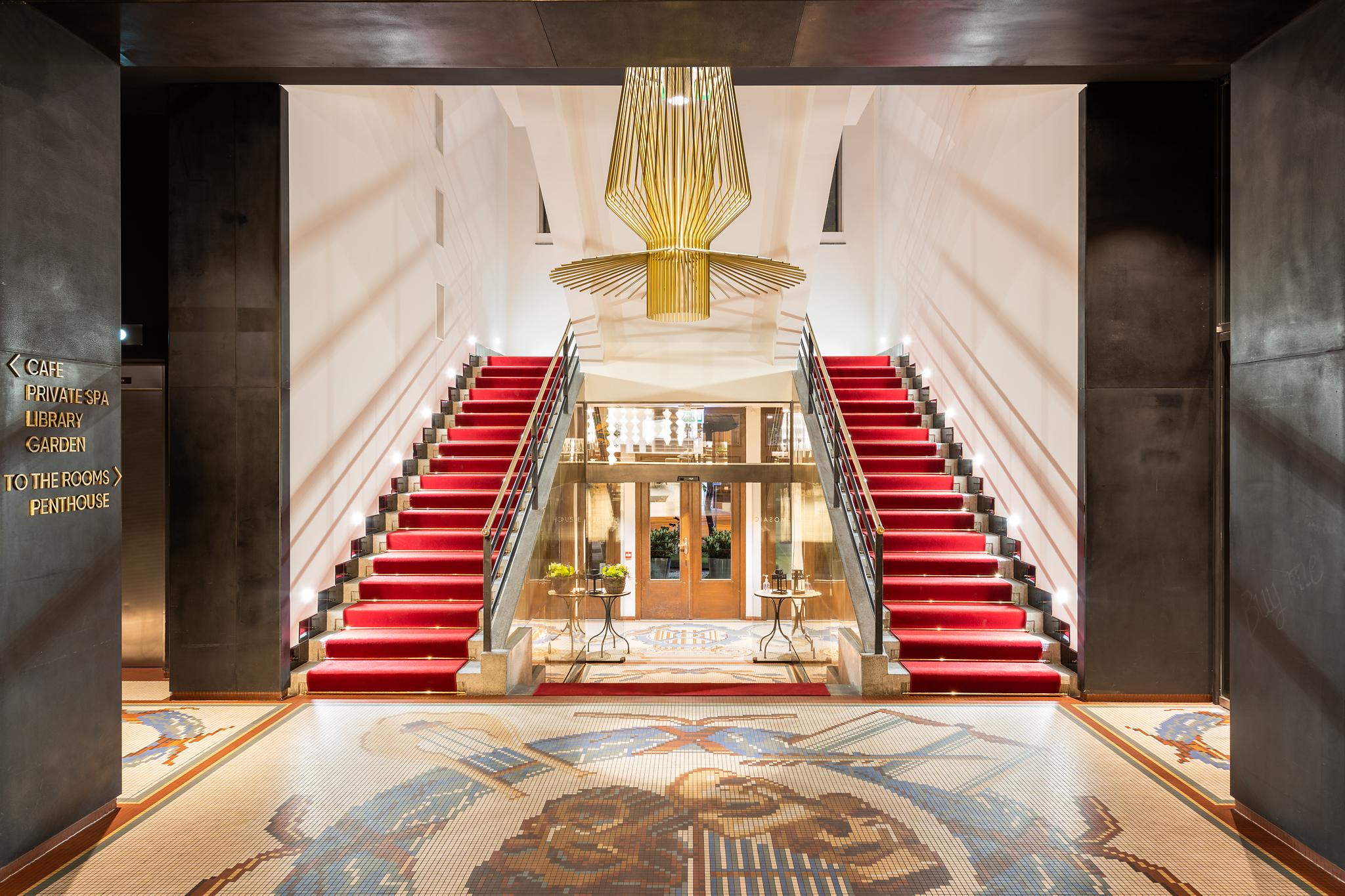 Vista Lobby Mosaic House Design Hotel