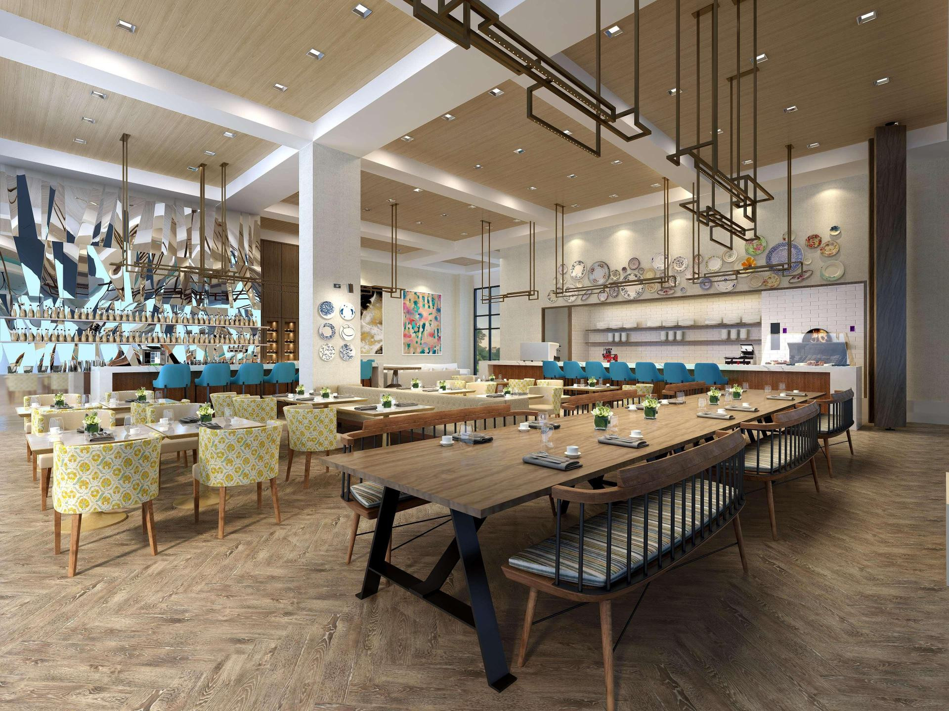 Vista Lobby Canopy by Hilton Charlotte Southpark