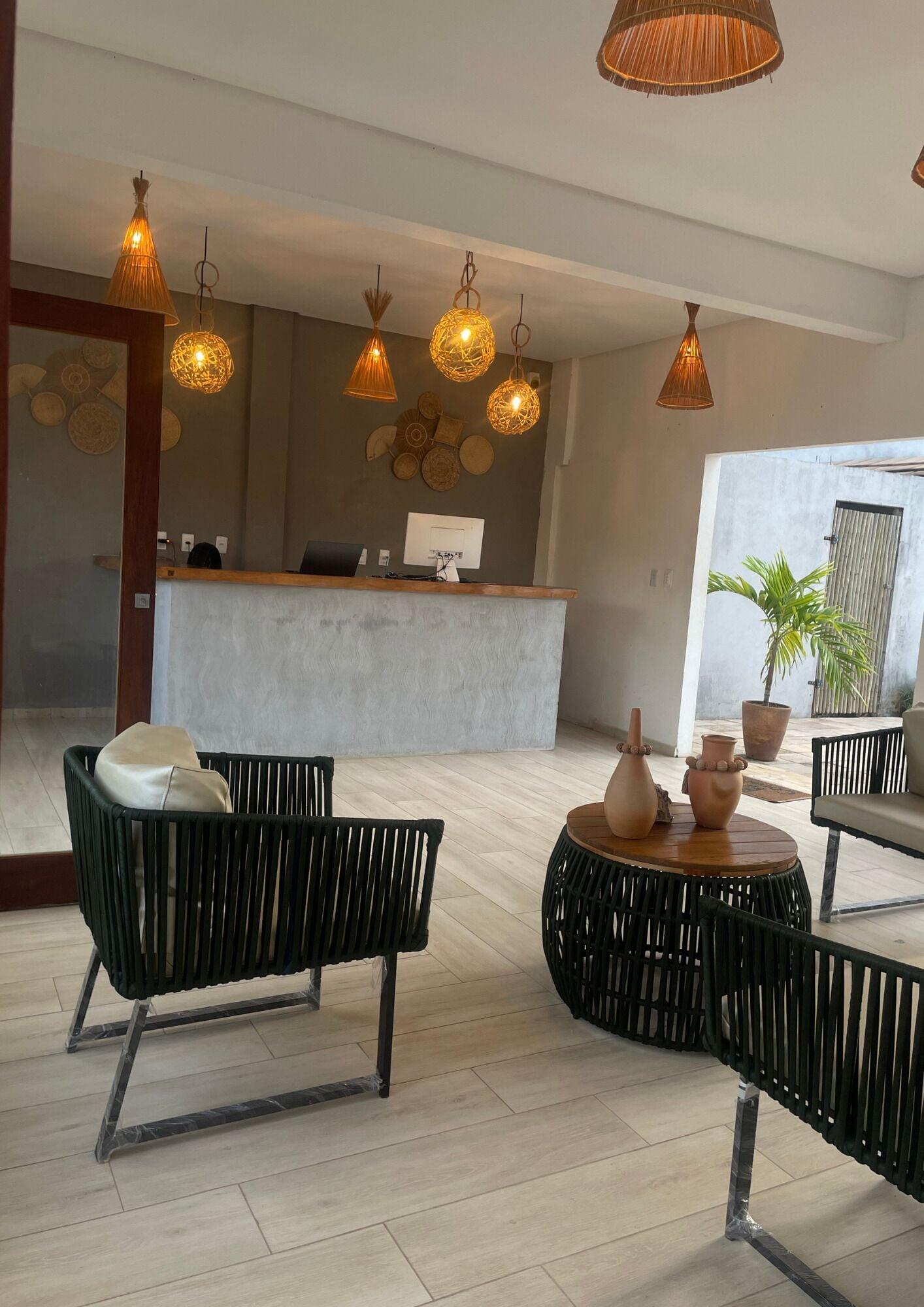 Vista Lobby Pousada Corais do Bitingui