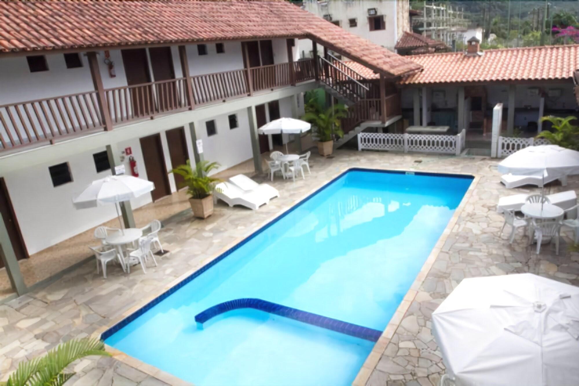 Vista Piscina Pousada Refúgio Lagoinha