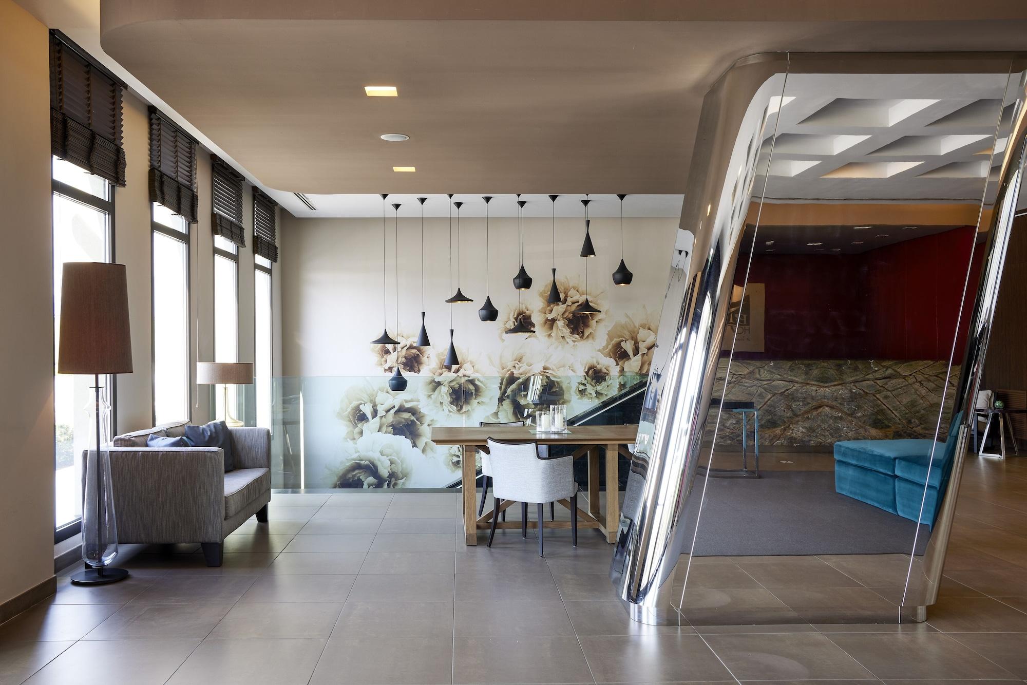 Vista Lobby Blu Hotel Brixia