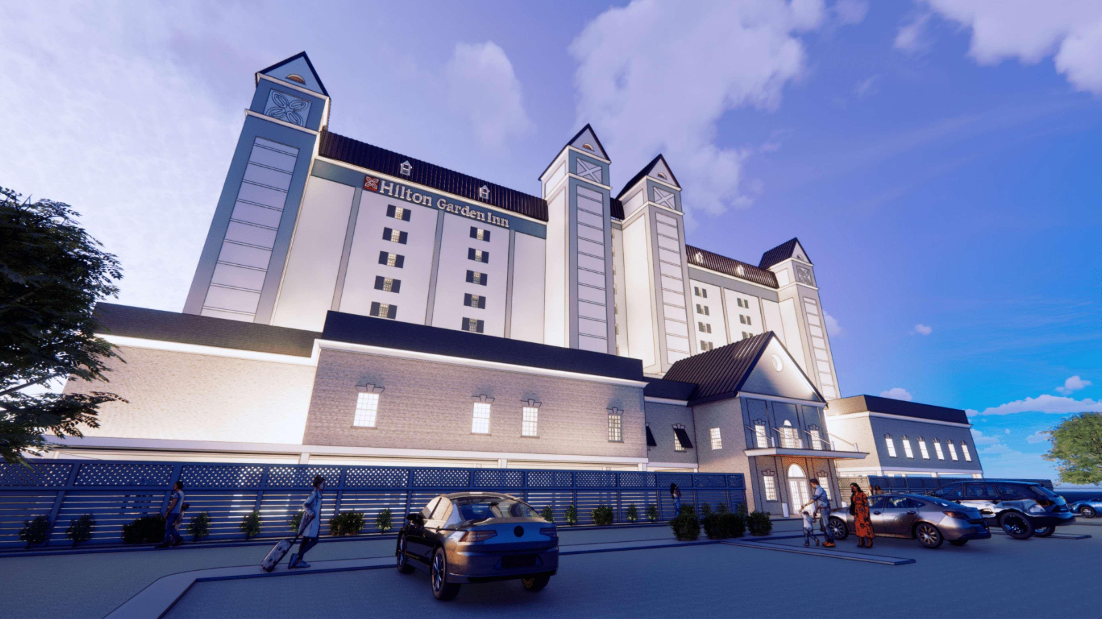 Vista Exterior Hilton Garden Inn Ocean City Oceanfront