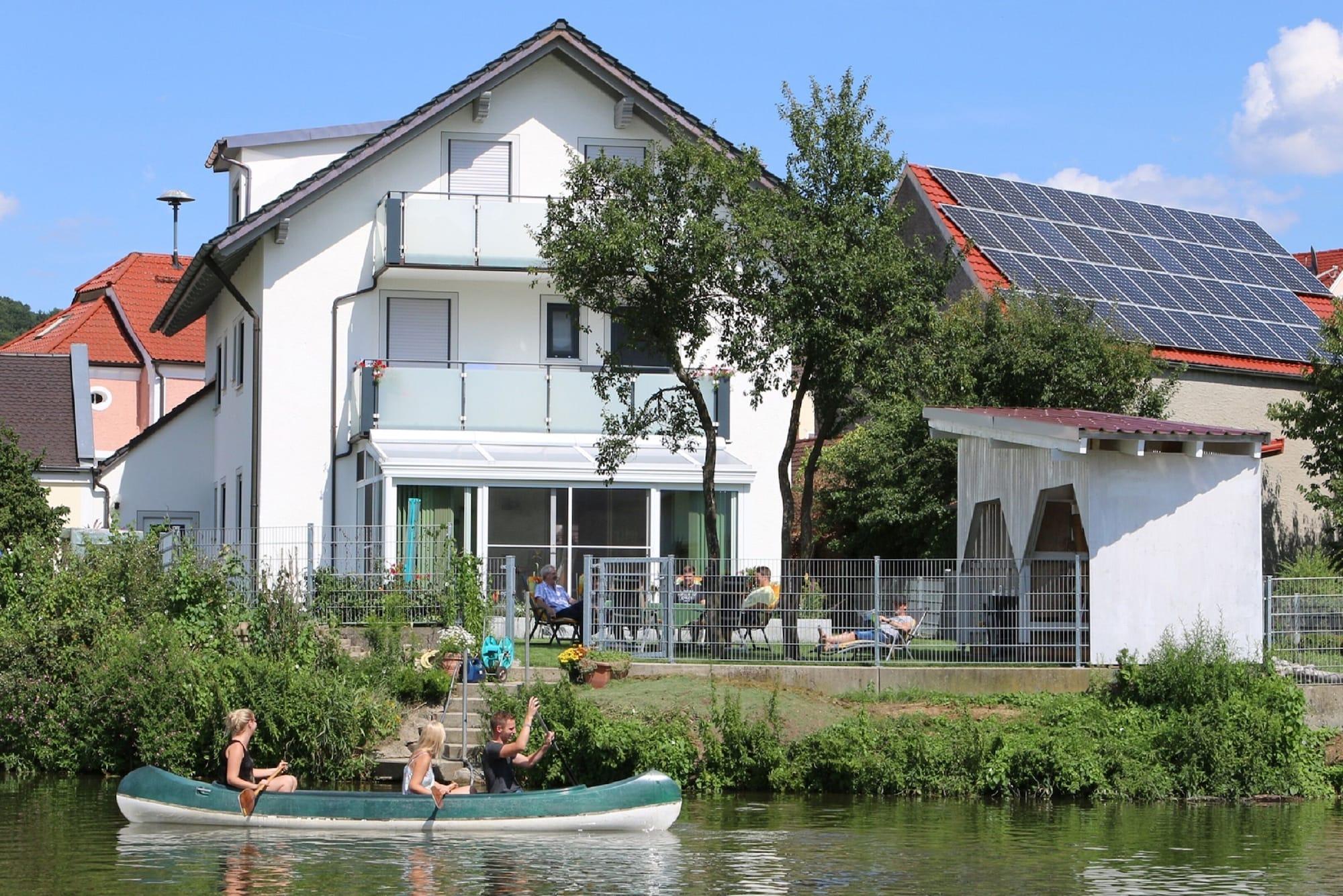 Vista Exterior Pension Agathe