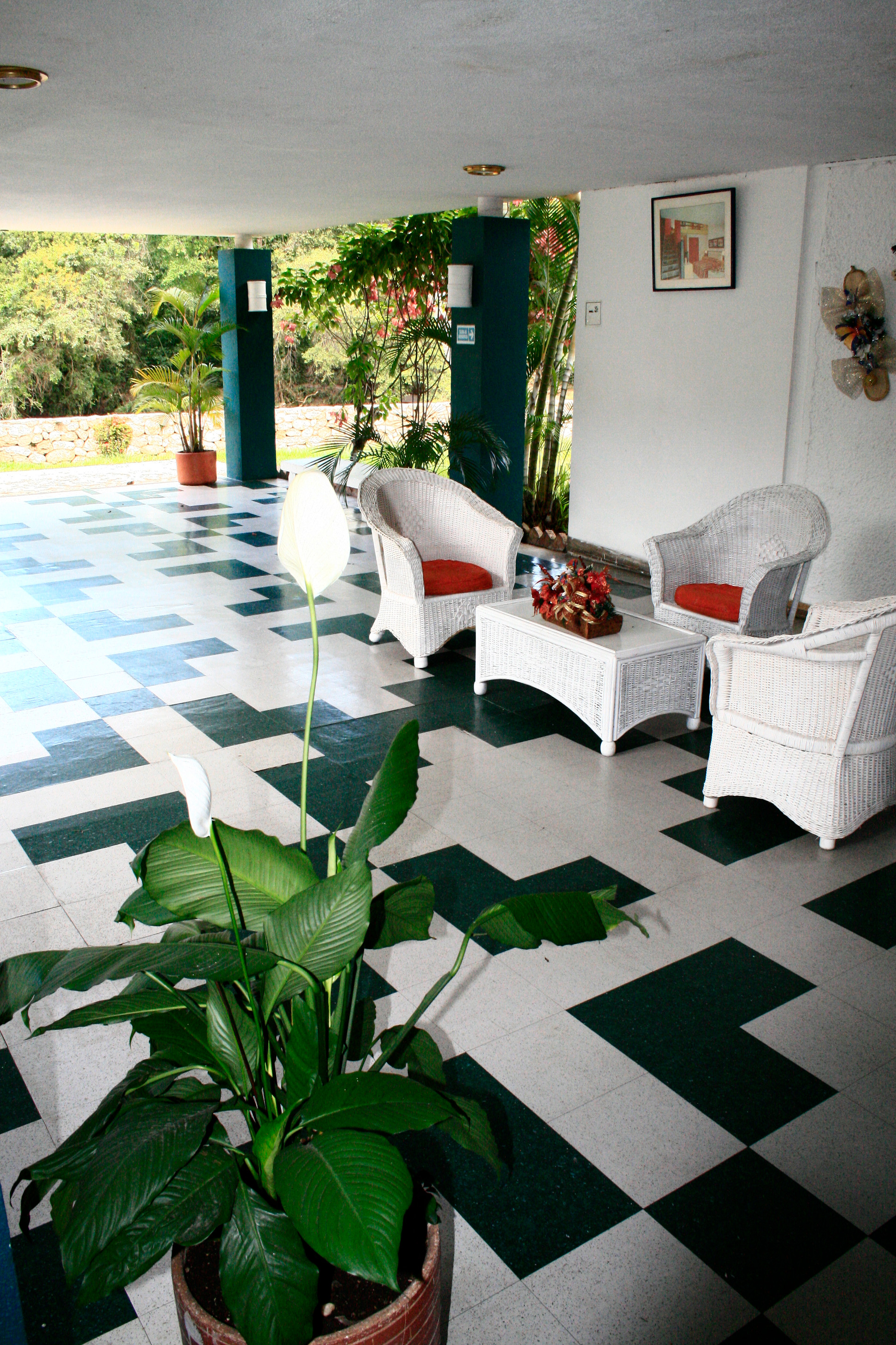 Vista do lobby Hotel Guadaira Resort