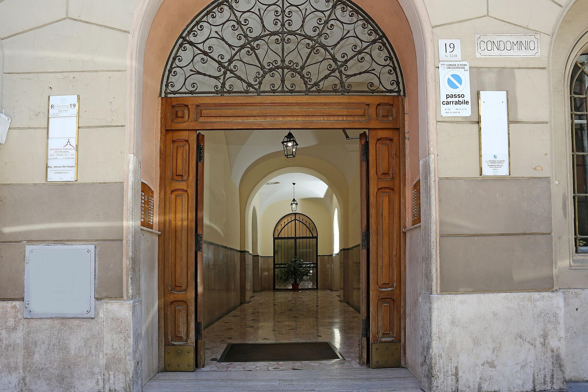 Vista Lobby Residenza Vittoria Roma