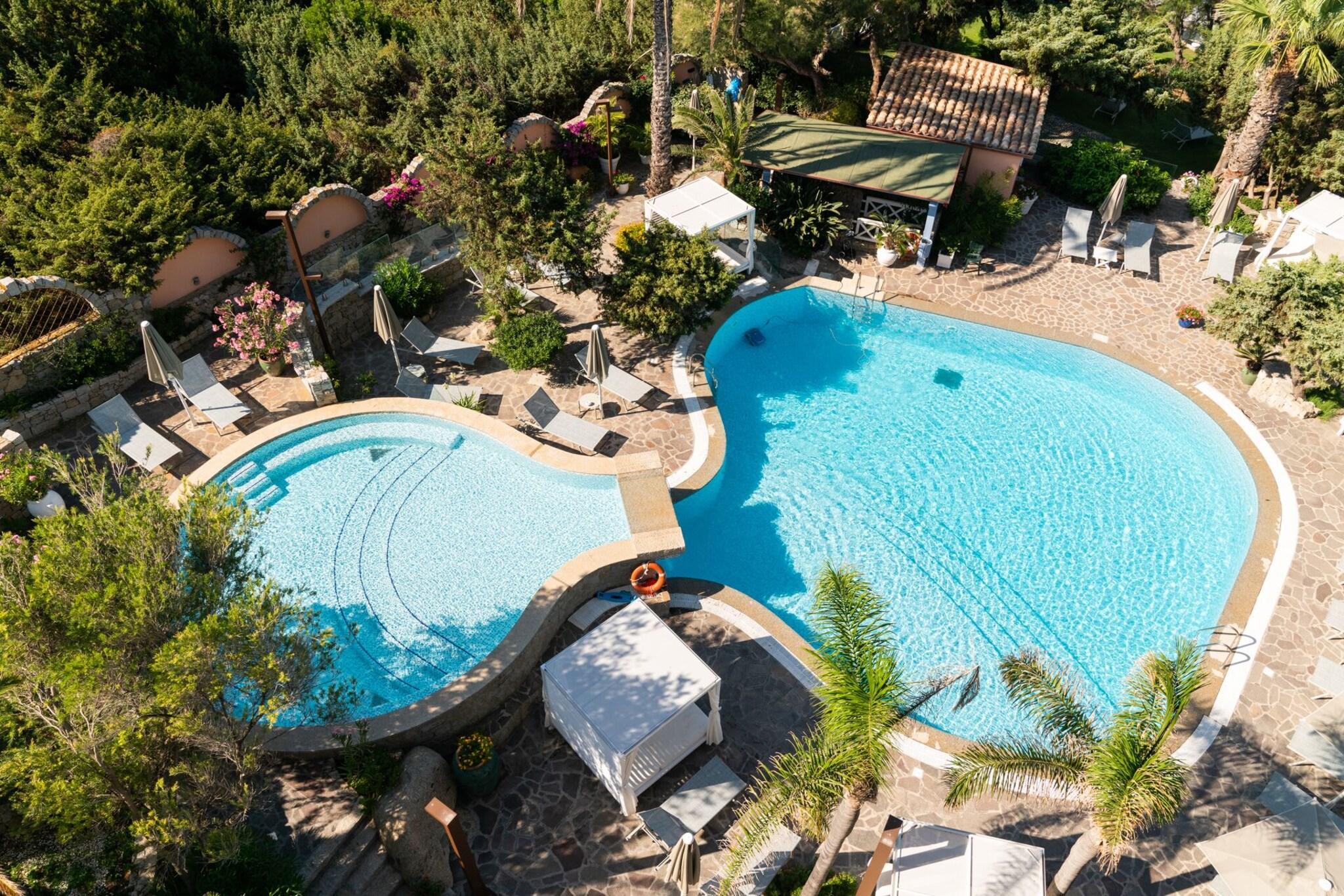 Vista Piscina Hotel Stella Maris