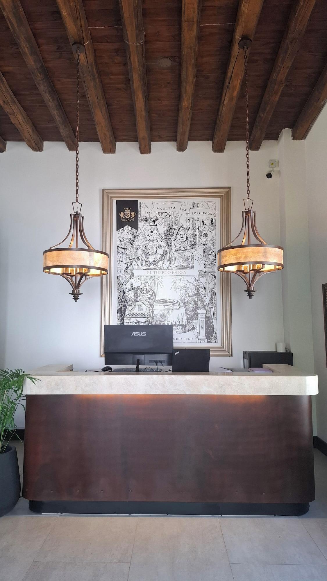 Vista Lobby Viamonte Winery Lodge