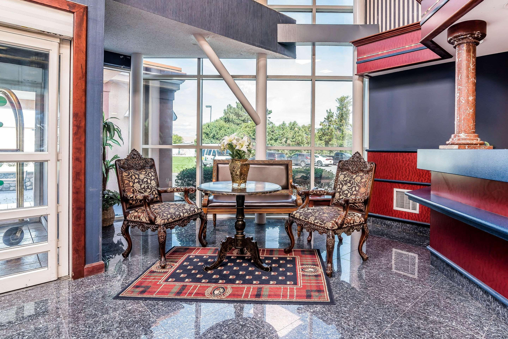 Vista Lobby Quality Inn & Suites Albany Airport