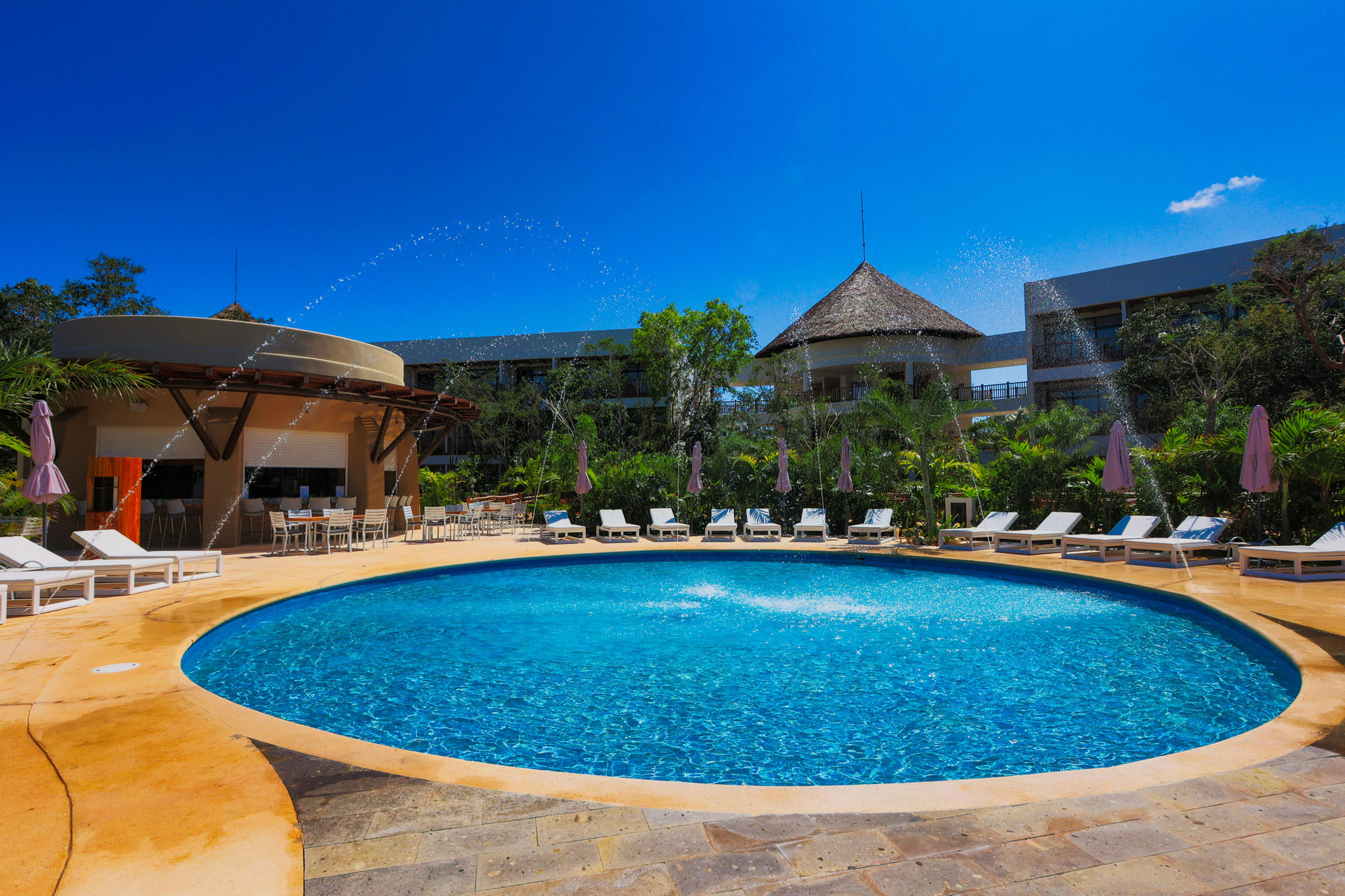 Vista Piscina Hotel Mundo Maya Tulum