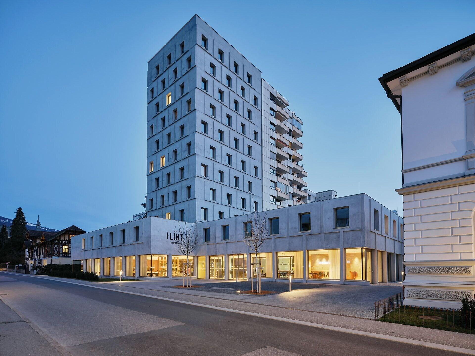 Vista Exterior Hotel Flint