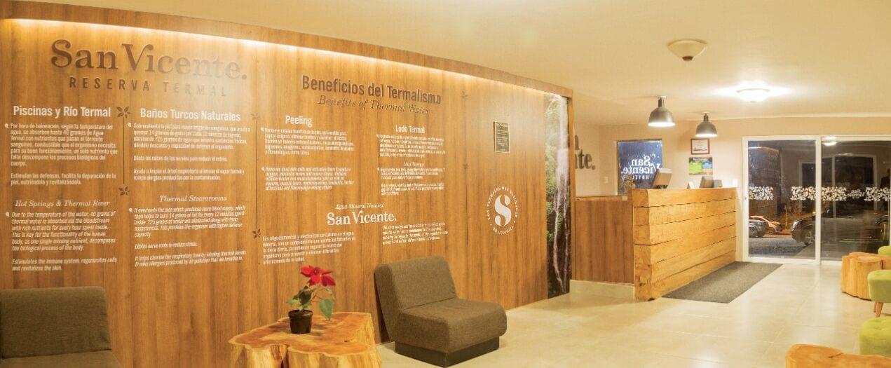 Vista Lobby Hotel Termales San Vicente
