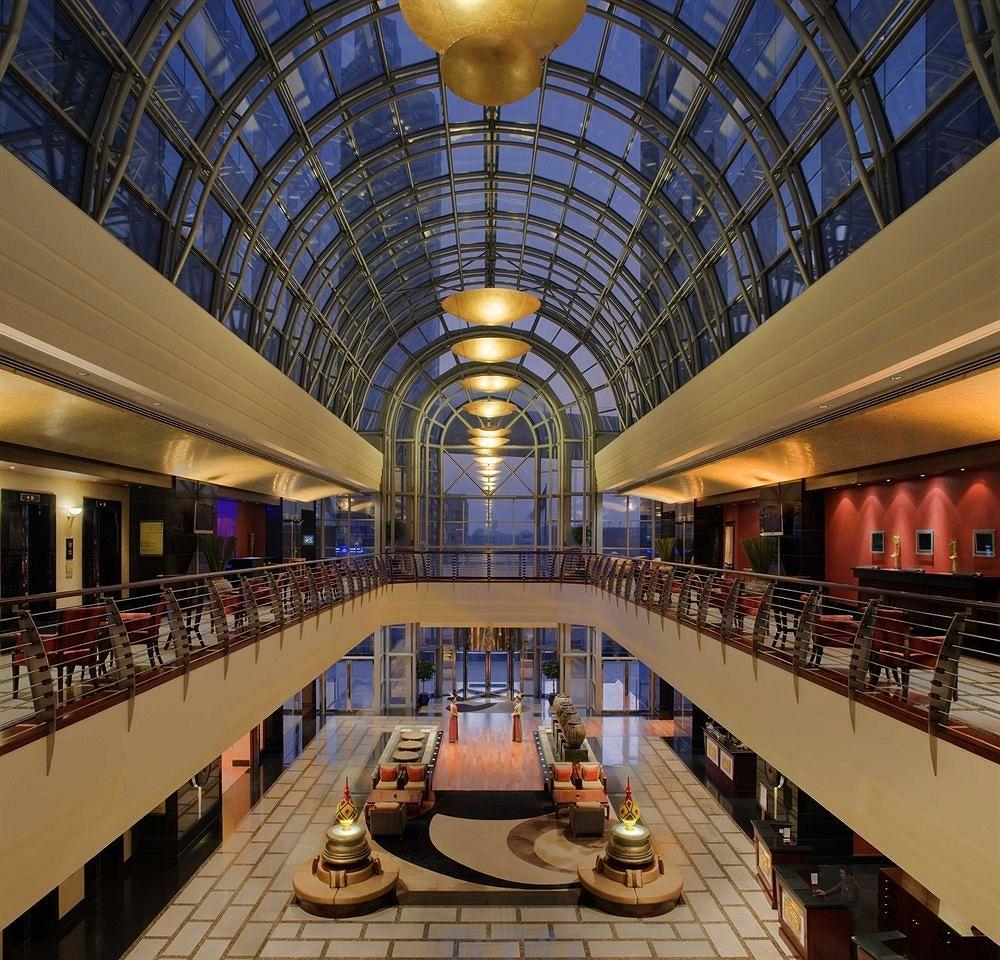 Vista do lobby Dusit Thani Dubai
