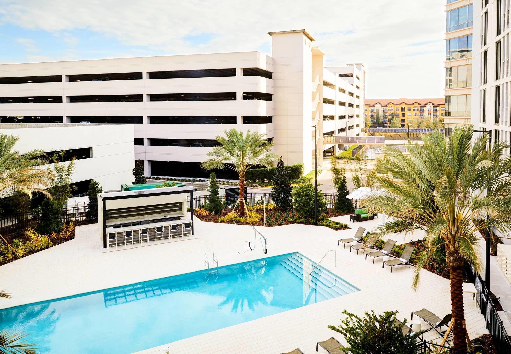 Pool view AC Hotel by Marriott Tampa Airport