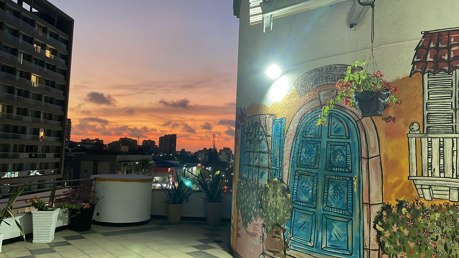 Balcón, patio o terraza Hotel Charthon Barranquilla