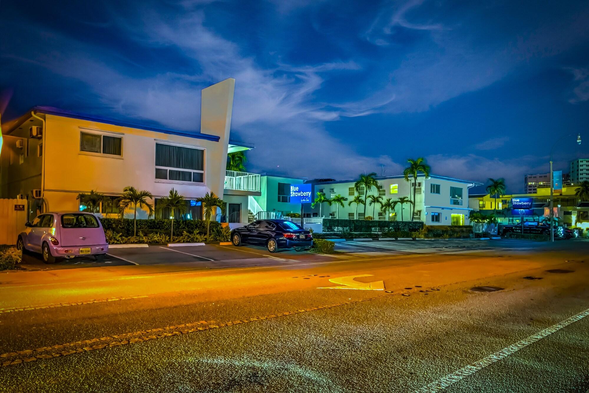 Vista Exterior Blue Strawberry by the Sea