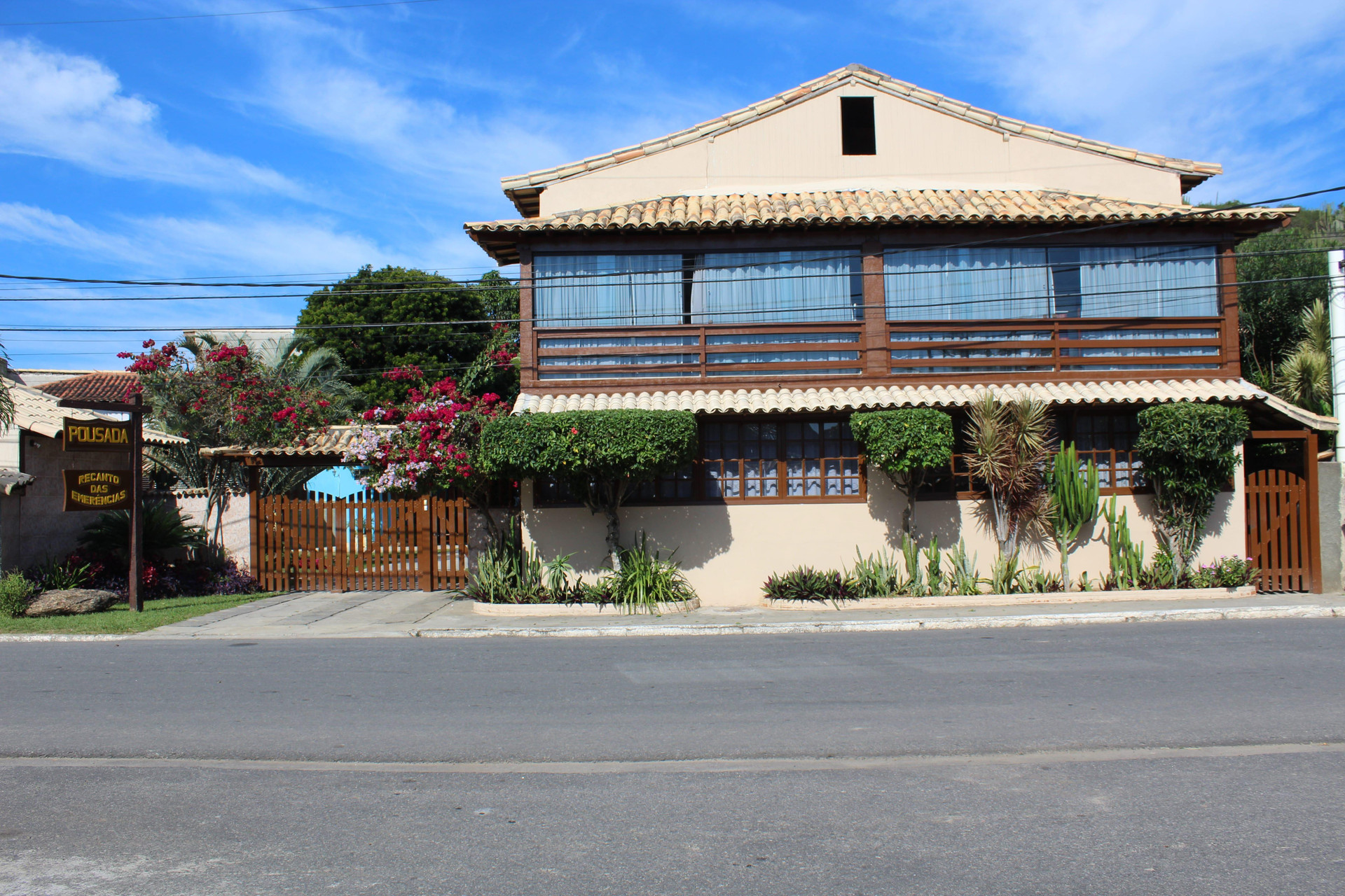 Vista Exterior Pousada Recanto das Emerências