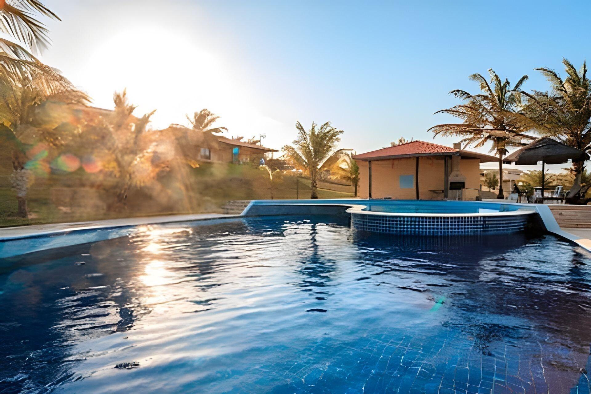 Vista Piscina Condomínio Paraíso de Maracajaú IV