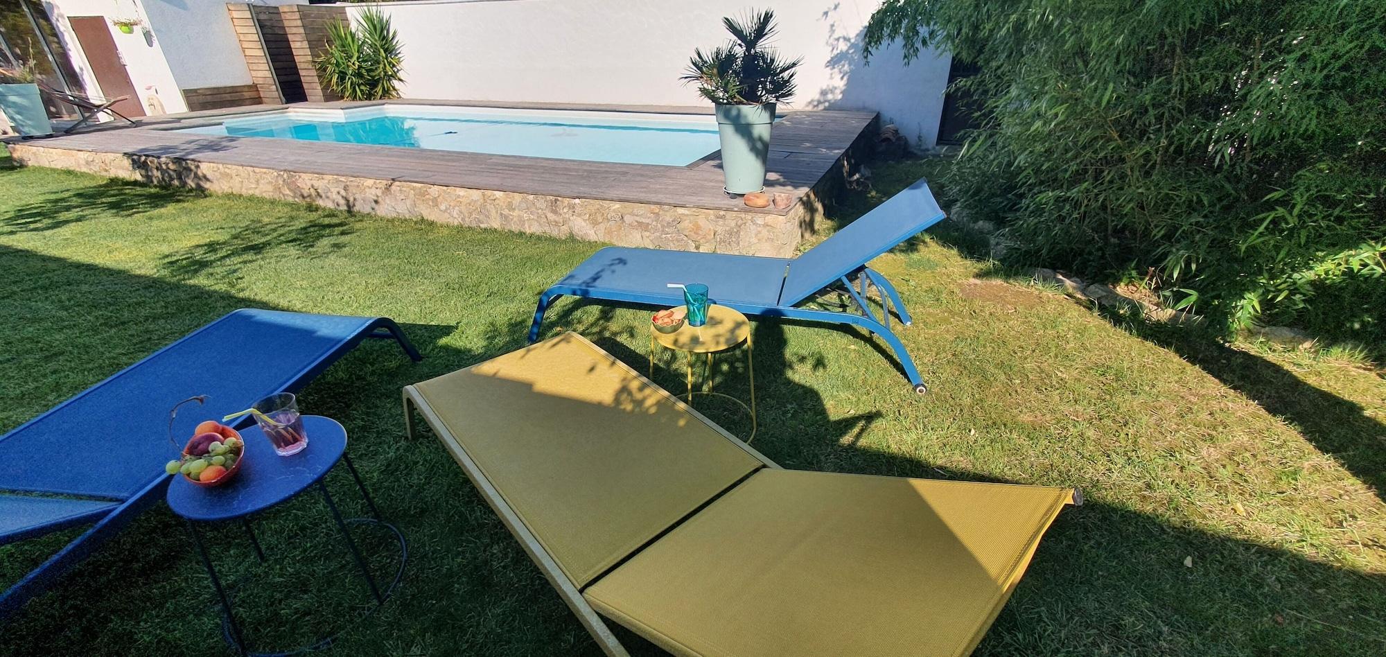 Vista Piscina Le Mas Cothy en Provence