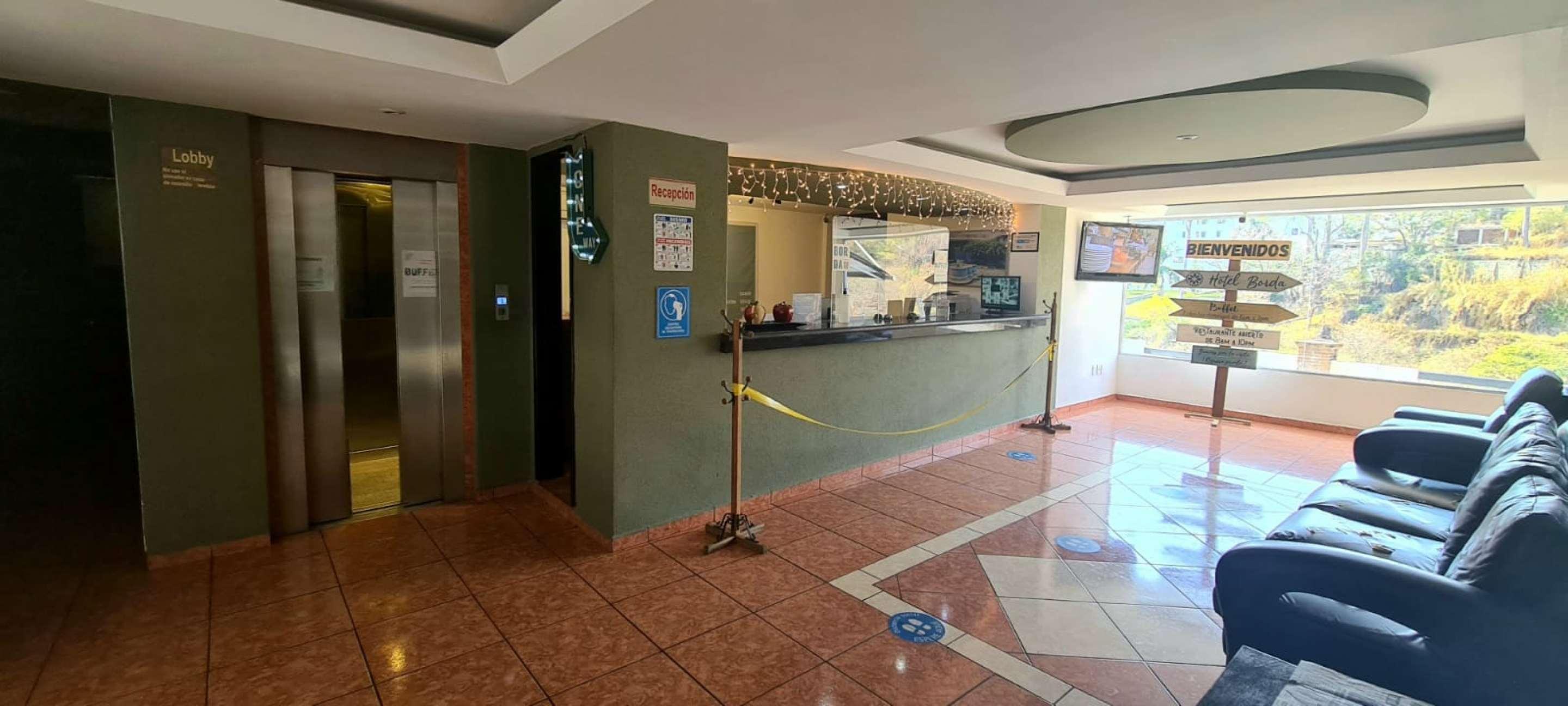 Vista Lobby Hotel Borda Cuernavaca