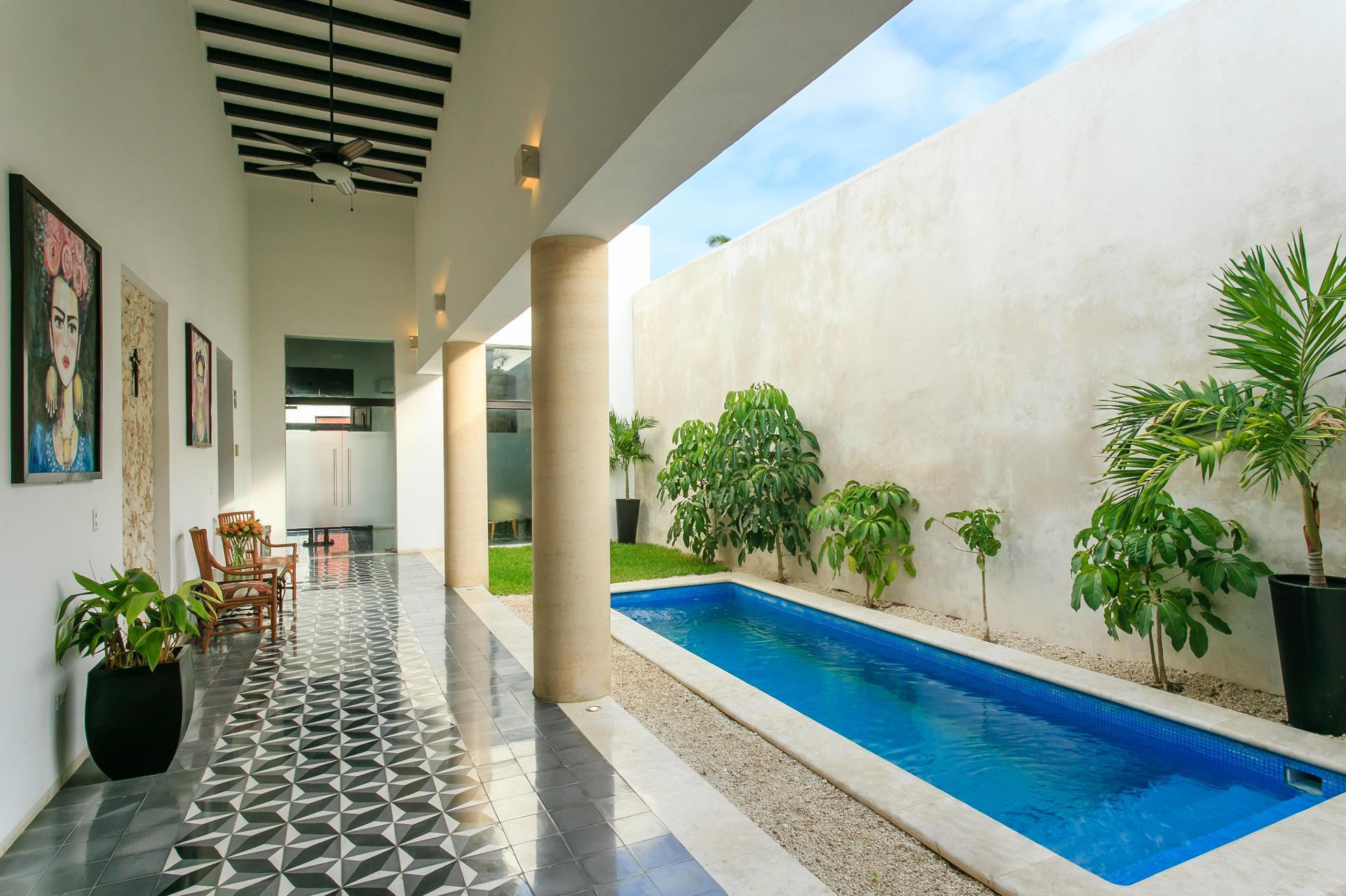 Vista Piscina Koox Casona de las 3 Marias Boutique Hotel